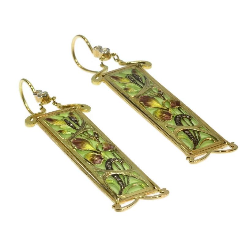 stained glass earrings