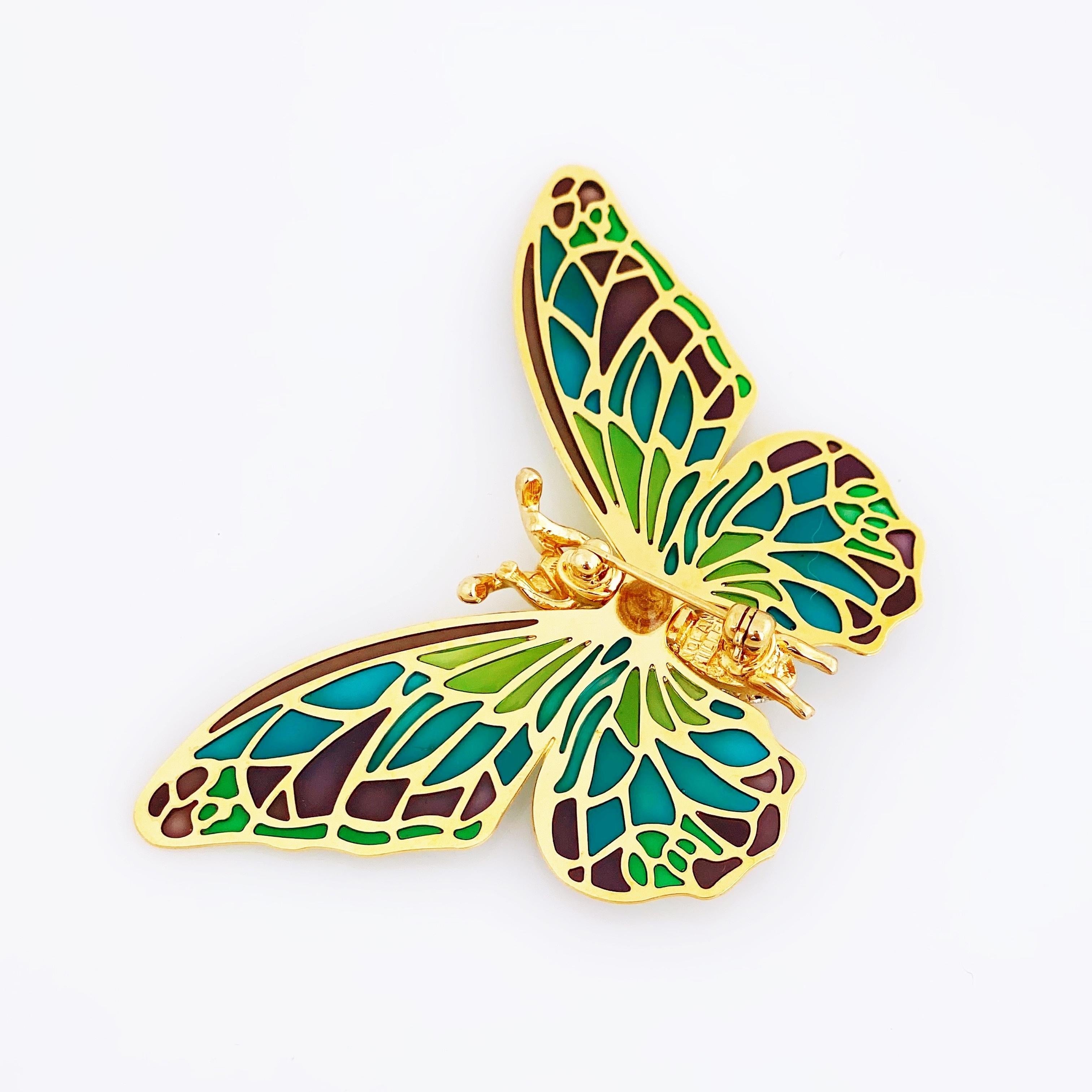 nolan miller butterfly brooch