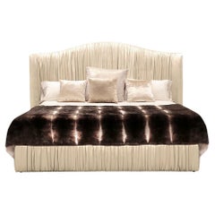 Plissé Bett Queen Size