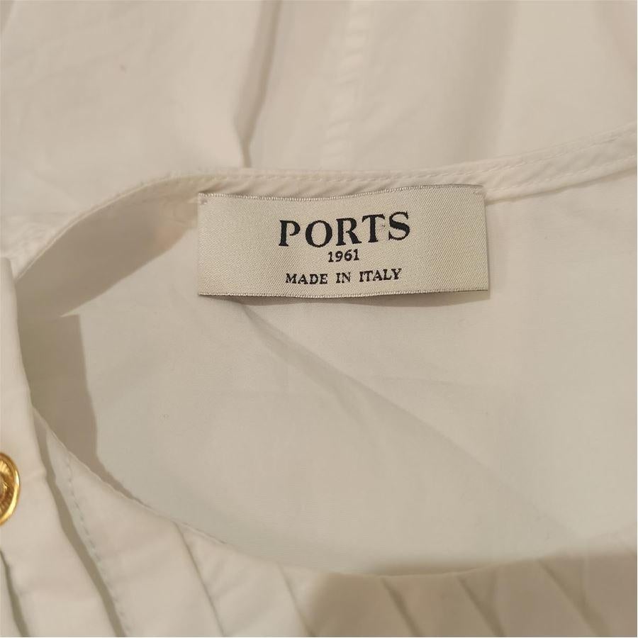 Ports Plissé dress size 38 In Excellent Condition For Sale In Gazzaniga (BG), IT