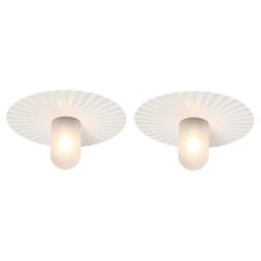 "Plisse" flush mount by Achille Castiglioni for Flos