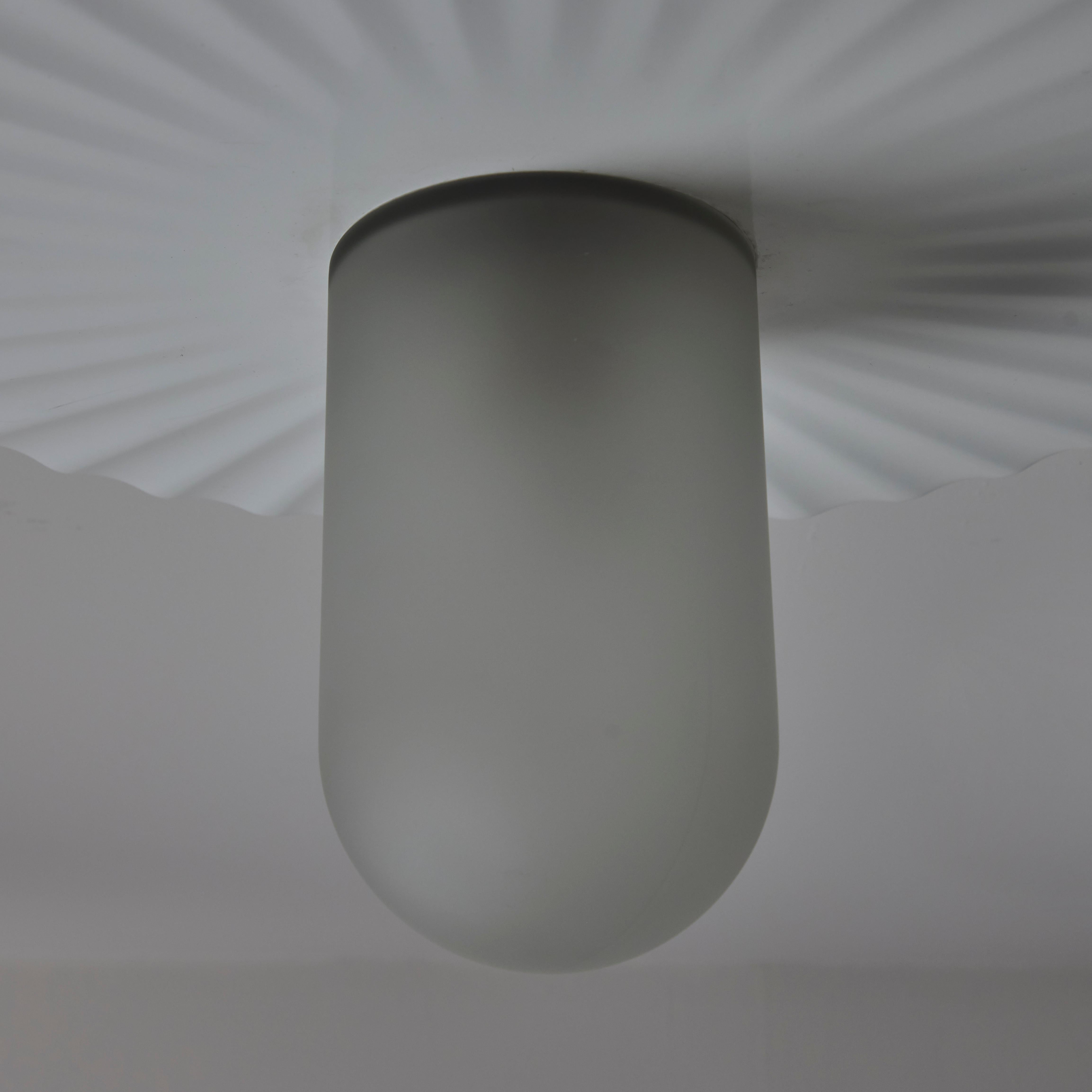 Single 'Plisse' Flush Mount by Achille Castiglioni for Flos For Sale 1