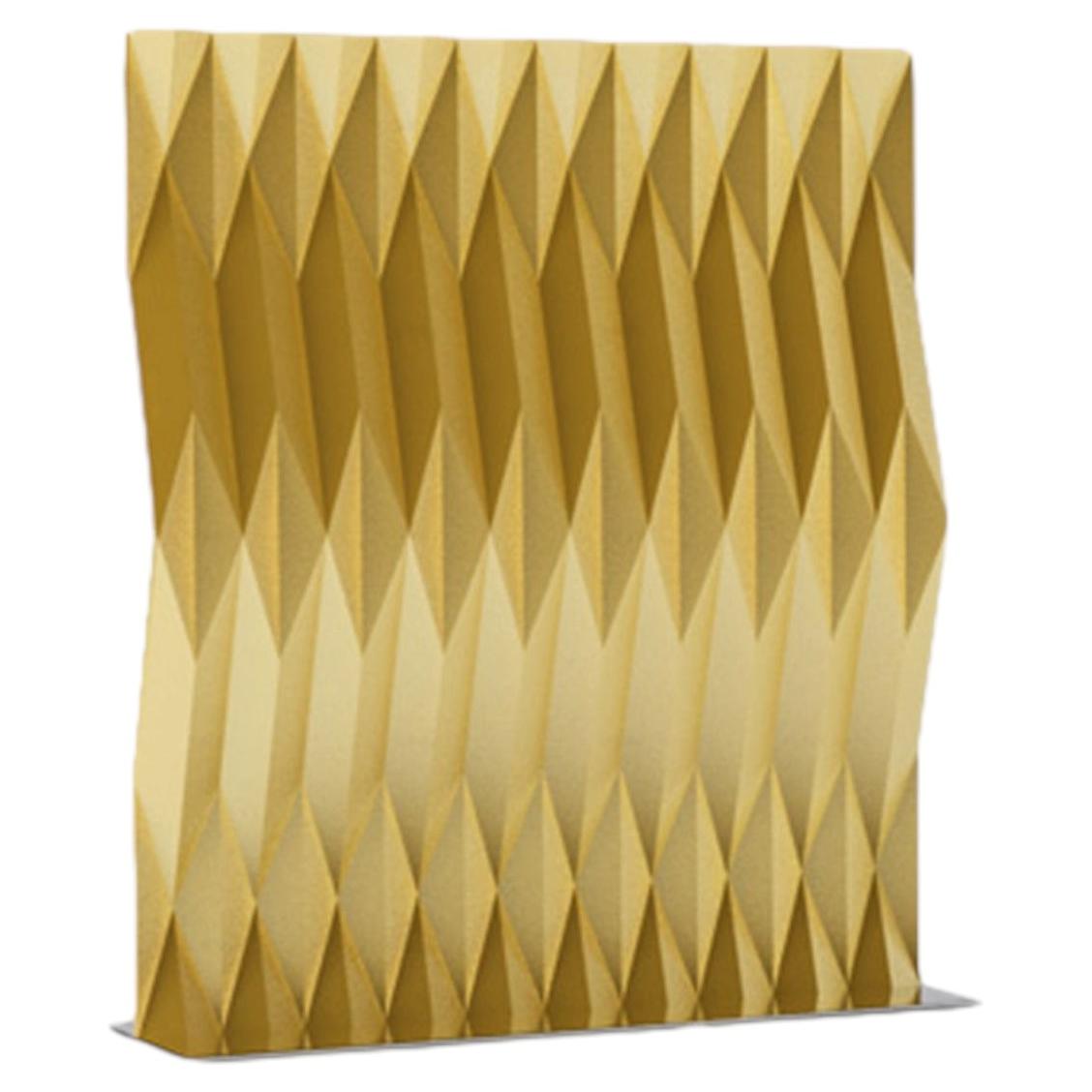 Plissé Room Divider in Powder-Coated Aluminum by altreforme