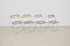 Plona Chair by Giancarlo Piretti for Castelli, 1970s Set of 4
