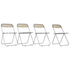 Plona Chair by Giancarlo Piretti for Castelli, 1970s Set of 4