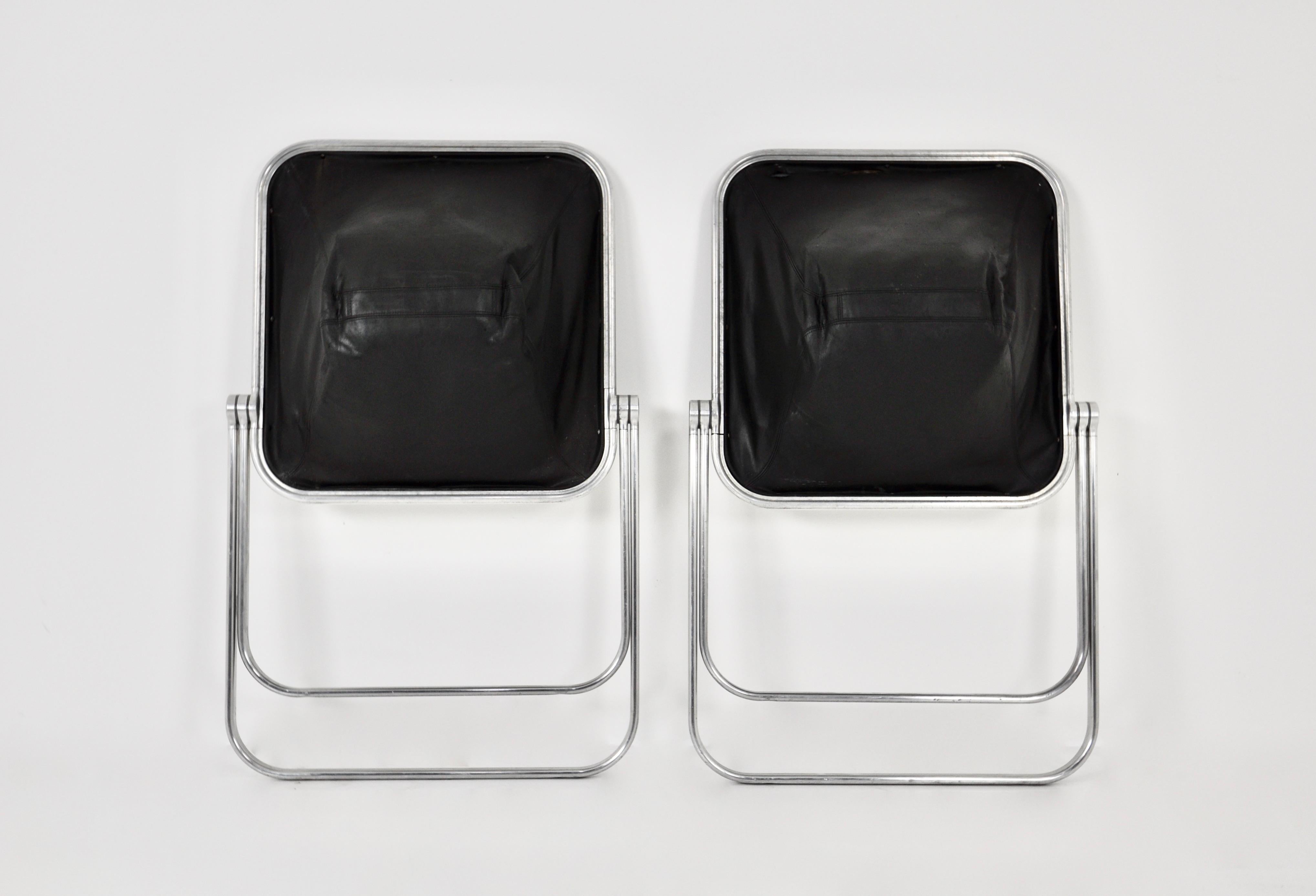 Plona Desk Chair by Giancarlo Piretti for Anonima Castelli 1970s, set of 2 For Sale 1