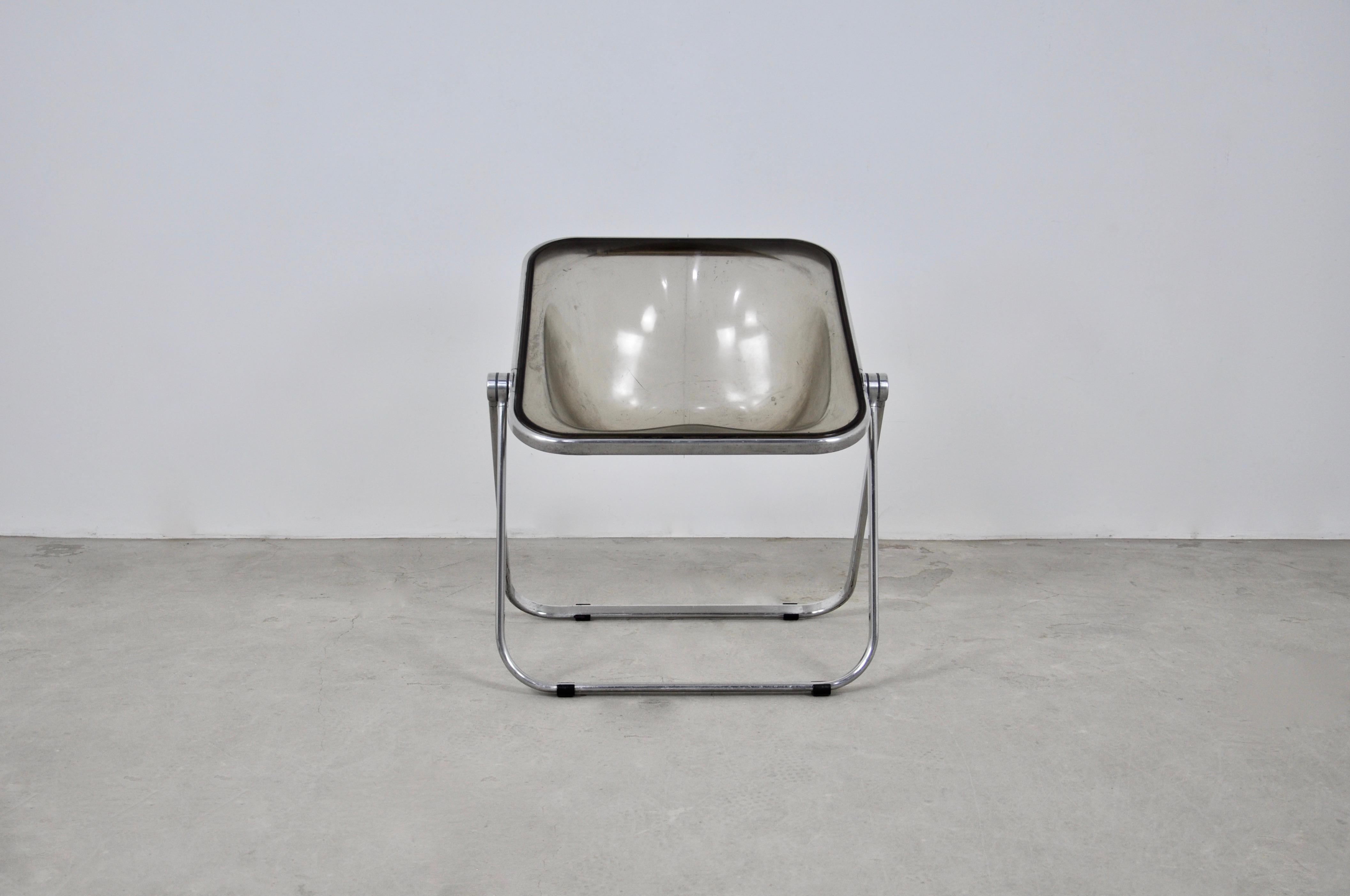 Silla de escritorio Plona de Giancarlo Piretti para Castelli, años 70 Moderno de mediados de siglo en venta