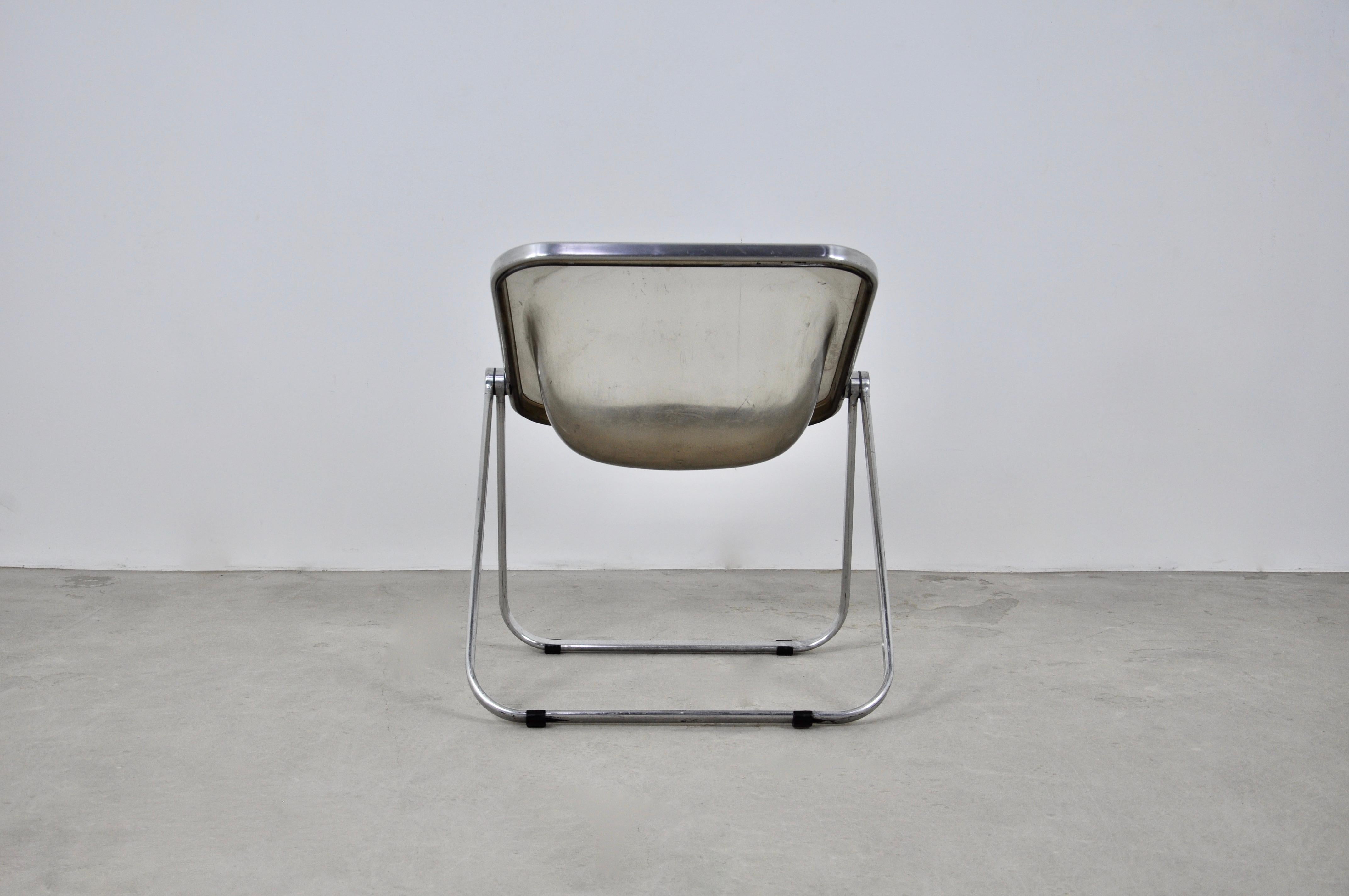 Italian Plona Desk Chair by Giancarlo Piretti for Castelli, 1970s For Sale