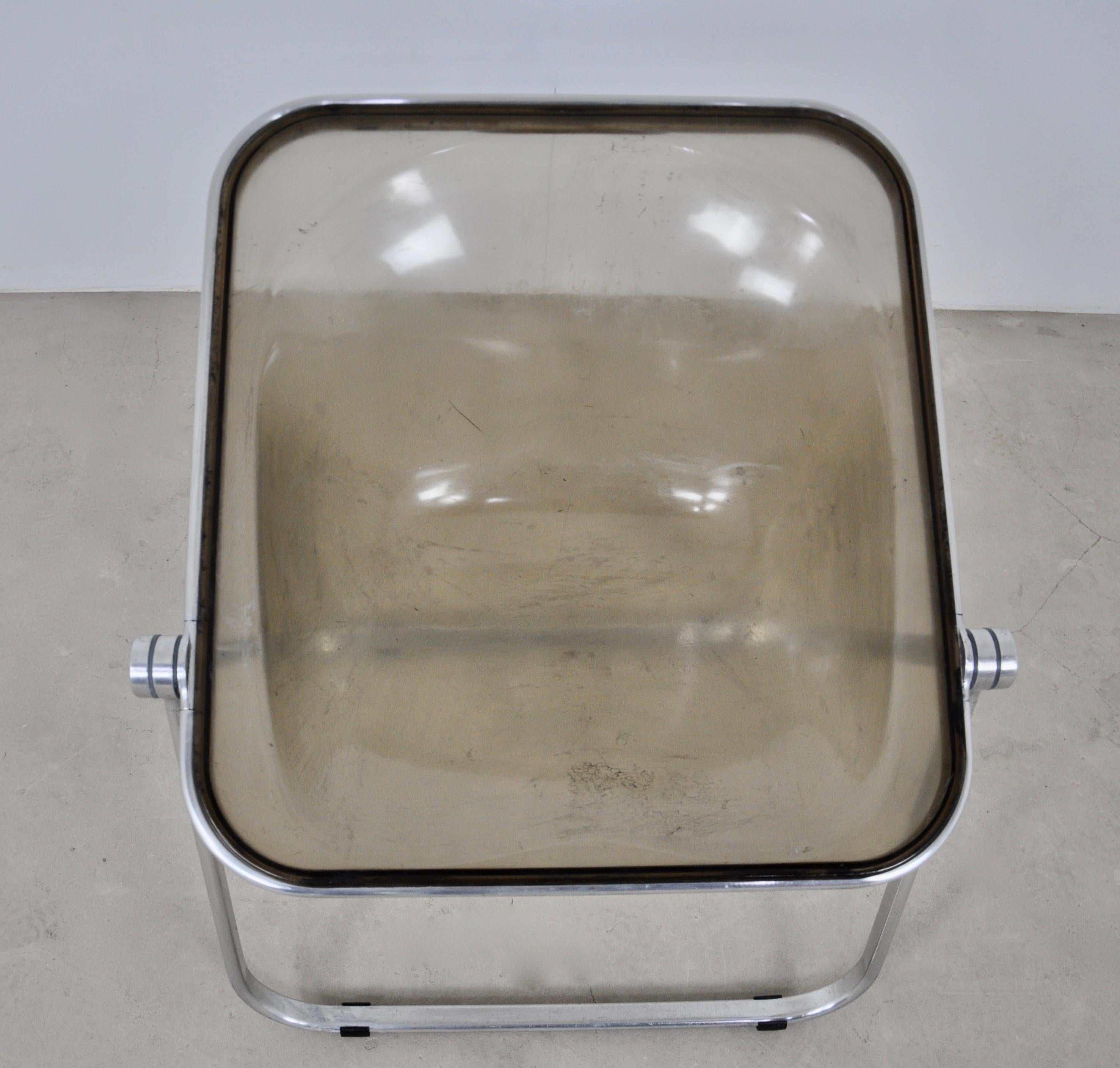 Late 20th Century Plona Desk Chair by Giancarlo Piretti for Castelli, 1970s For Sale