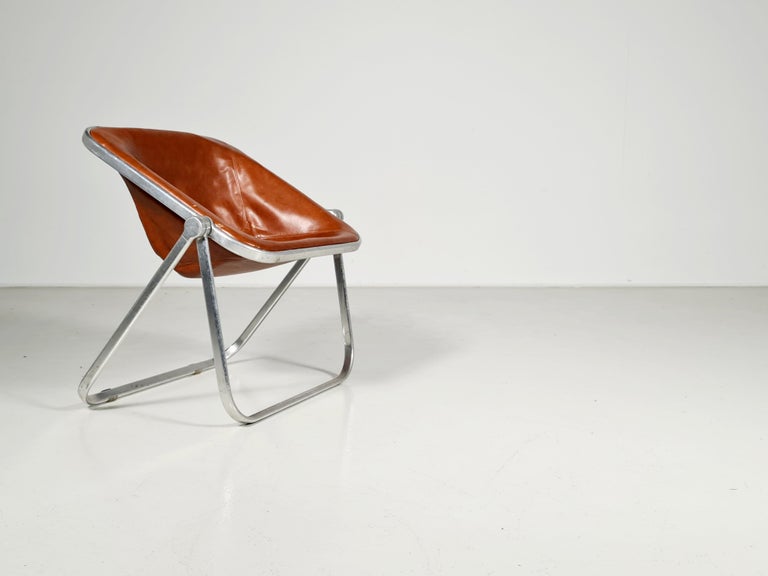 Plona Folding Chair by Giancarlo Piretti for Castelli, circa 1970, Italy In Good Condition For Sale In amstelveen, NL