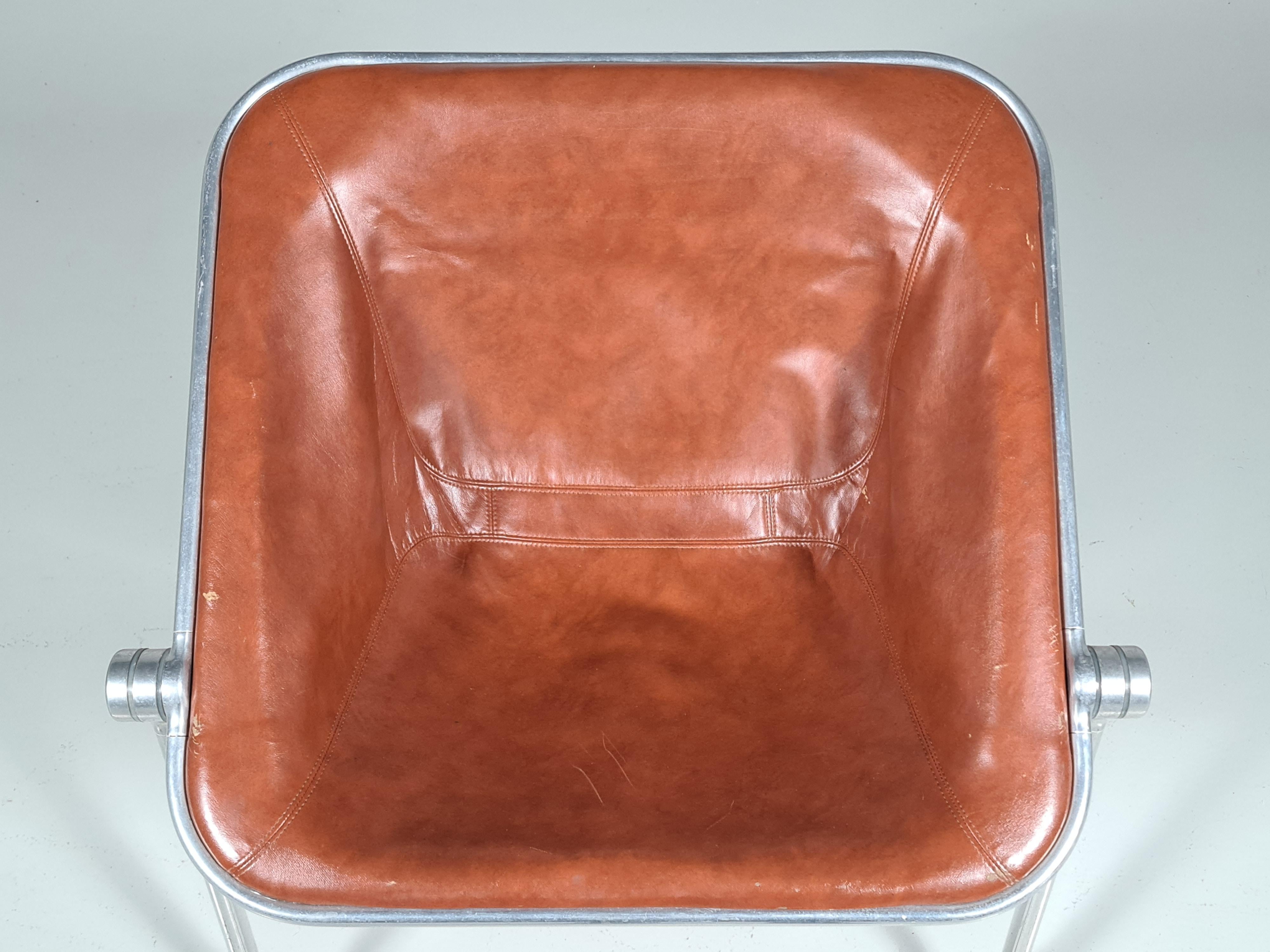 Plona Folding Chair by Giancarlo Piretti for Castelli, circa 1970, Italy In Good Condition In amstelveen, NL
