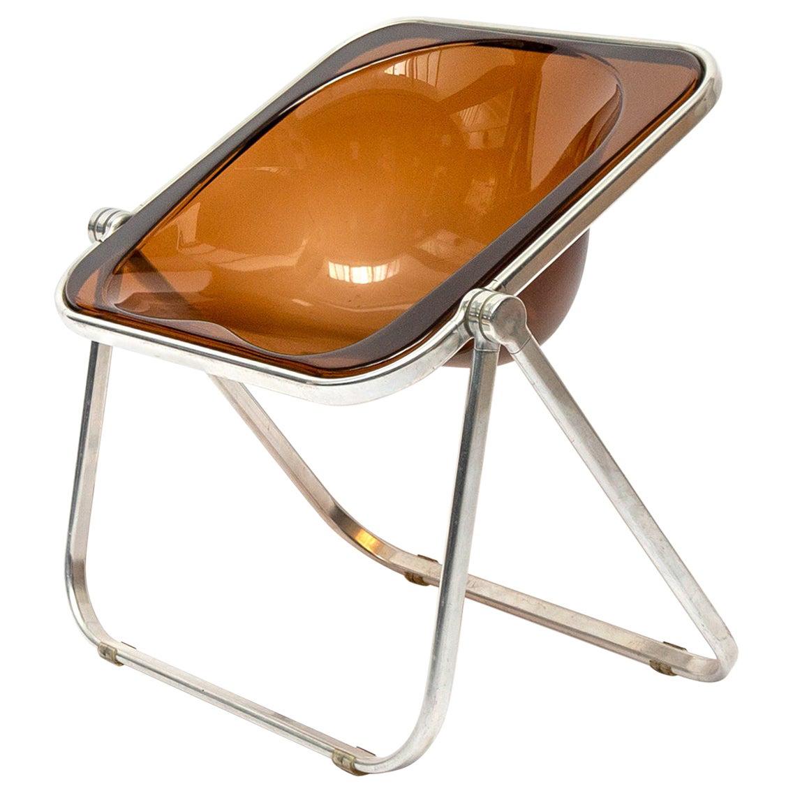 Plona Folding Deck Chair by Giancarlo Piretti for Castelli, circa 1970, Italy