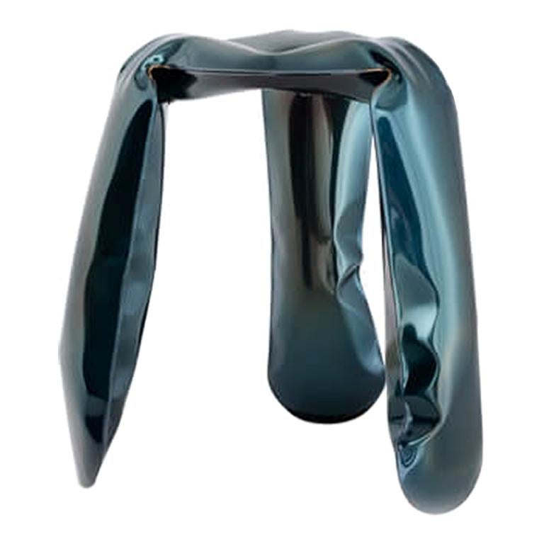 Plopp Mini Cosmic Blue Color Carbon Steel Seating by Zieta