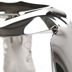 Plopp Standard Polished Stainless Steel Seating by Zieta