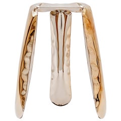 Plopp Stool by Zieta Prozessdesign, Golden Version 'Small' Heat Collection