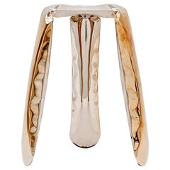 Plopp Stool by Zieta Prozessdesign, Golden Version 'Standard' Heat Collection