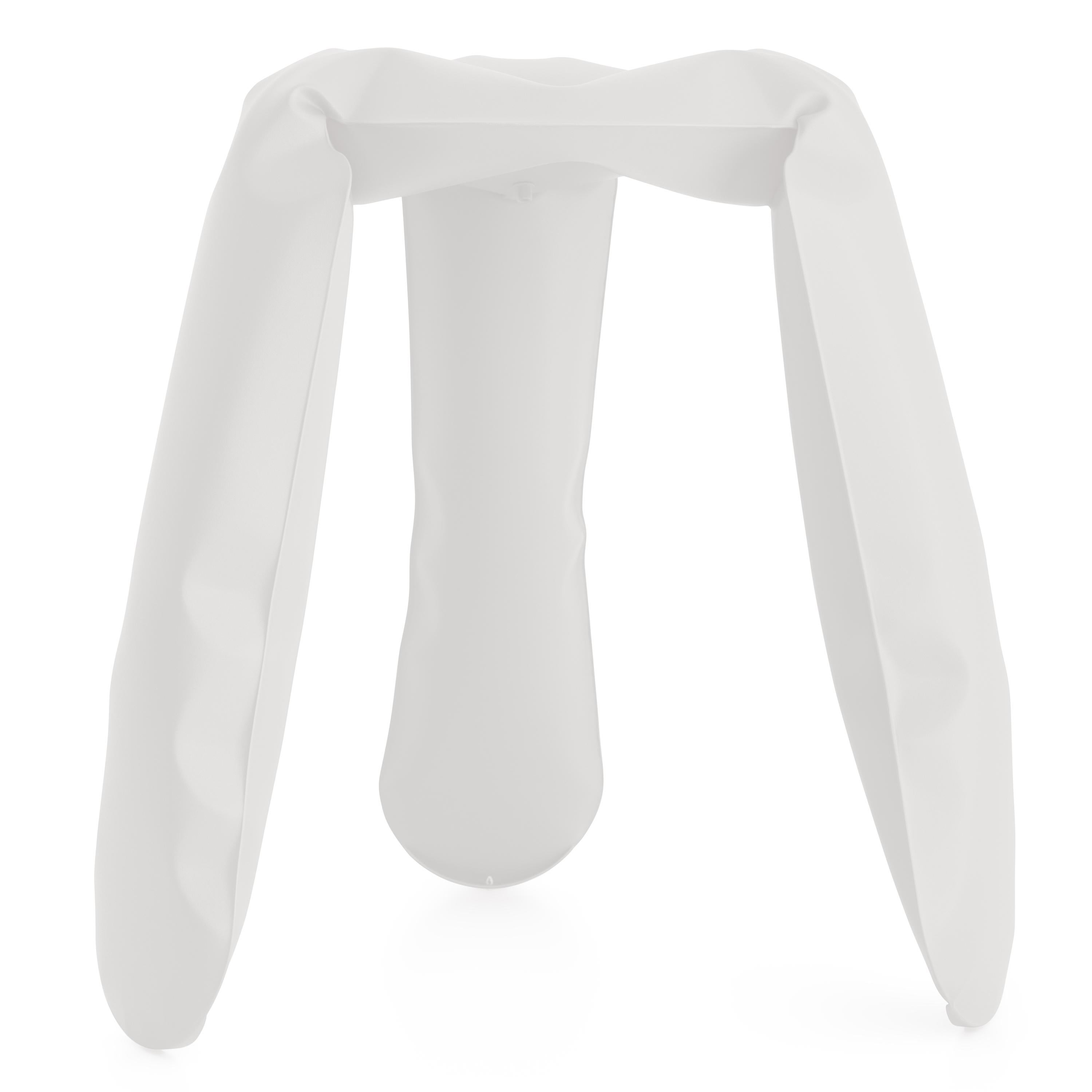 Plopp Stool by Zieta, Standard Size, White Cotton Finish In New Condition For Sale In Paris, FR