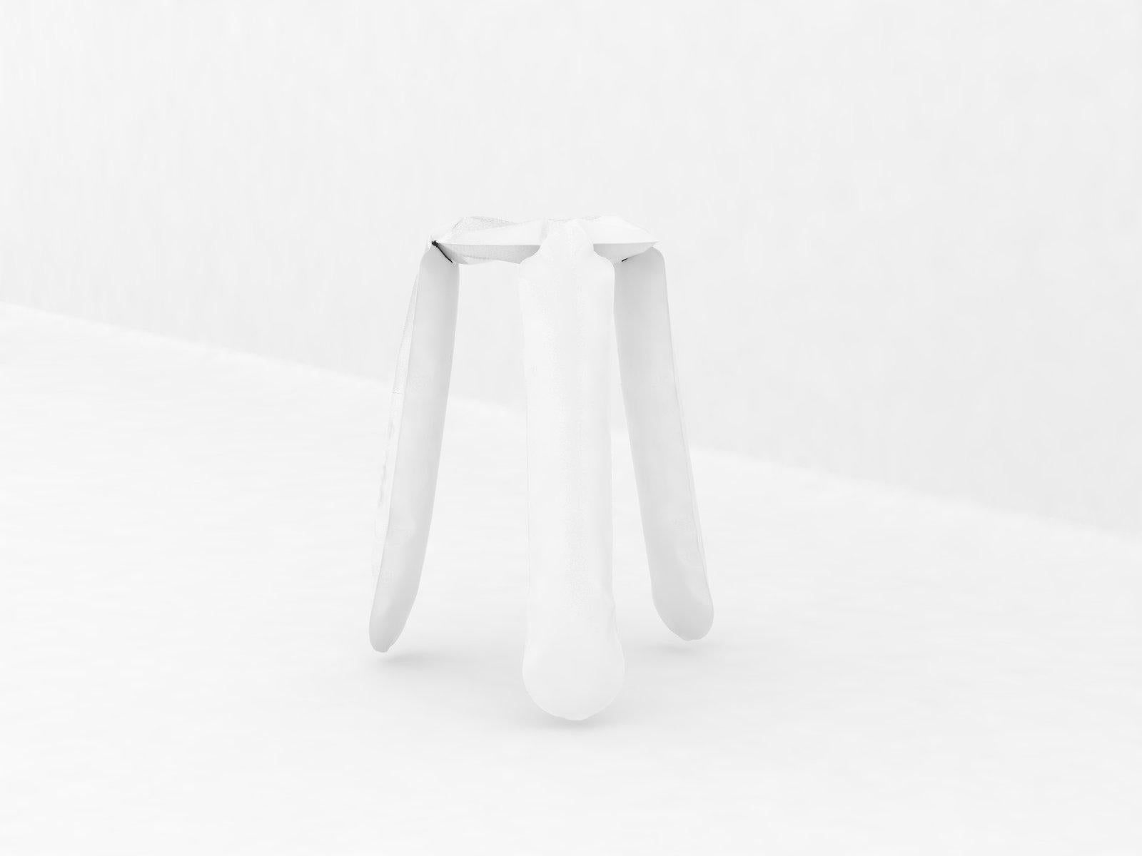 Plopp Stool 'Kitchen Size' by Zieta Prozessdesign, Stainless Steel ‘Inox’ In New Condition For Sale In Paris, FR