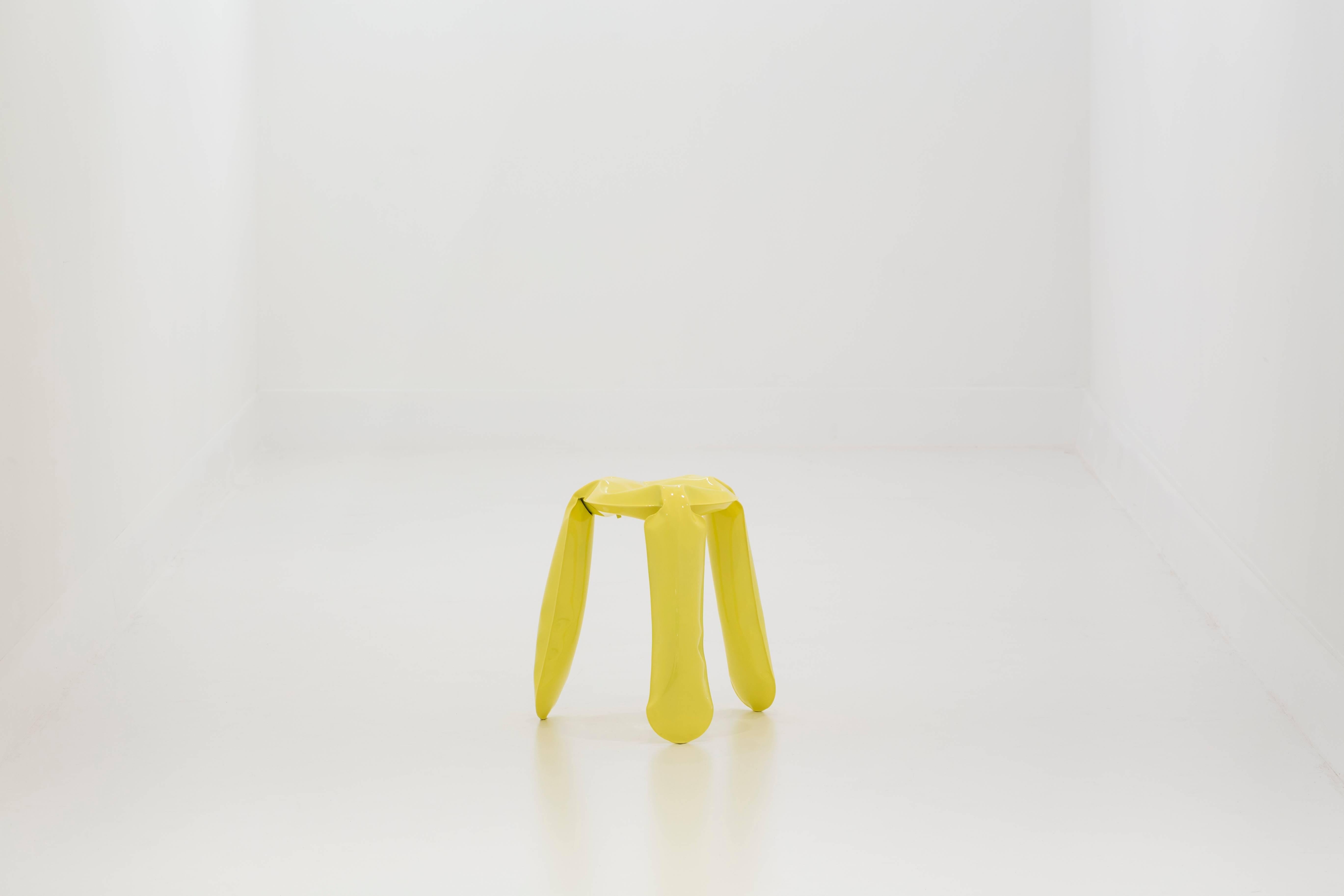 Taburete Plopp 'Mini' de Zieta Prozessdesign, versión 'Inox' de acero inoxidable en venta 3