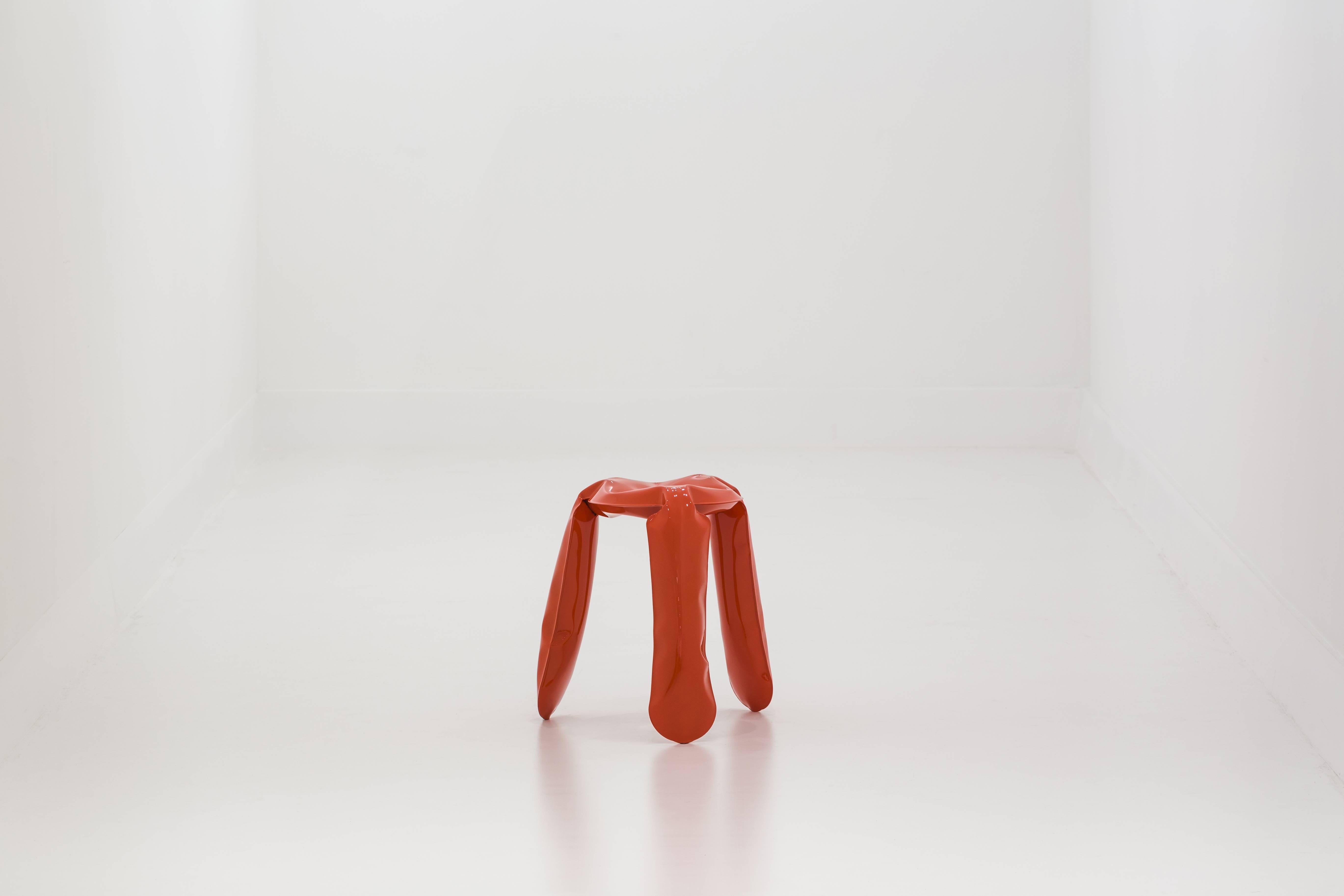 Taburete Plopp 'Mini' de Zieta Prozessdesign, versión 'Inox' de acero inoxidable en venta 4