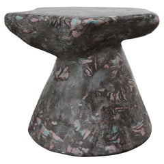 Plote Side Table in Scagliola, Cement for Indoor or Outdoor by Mtharu