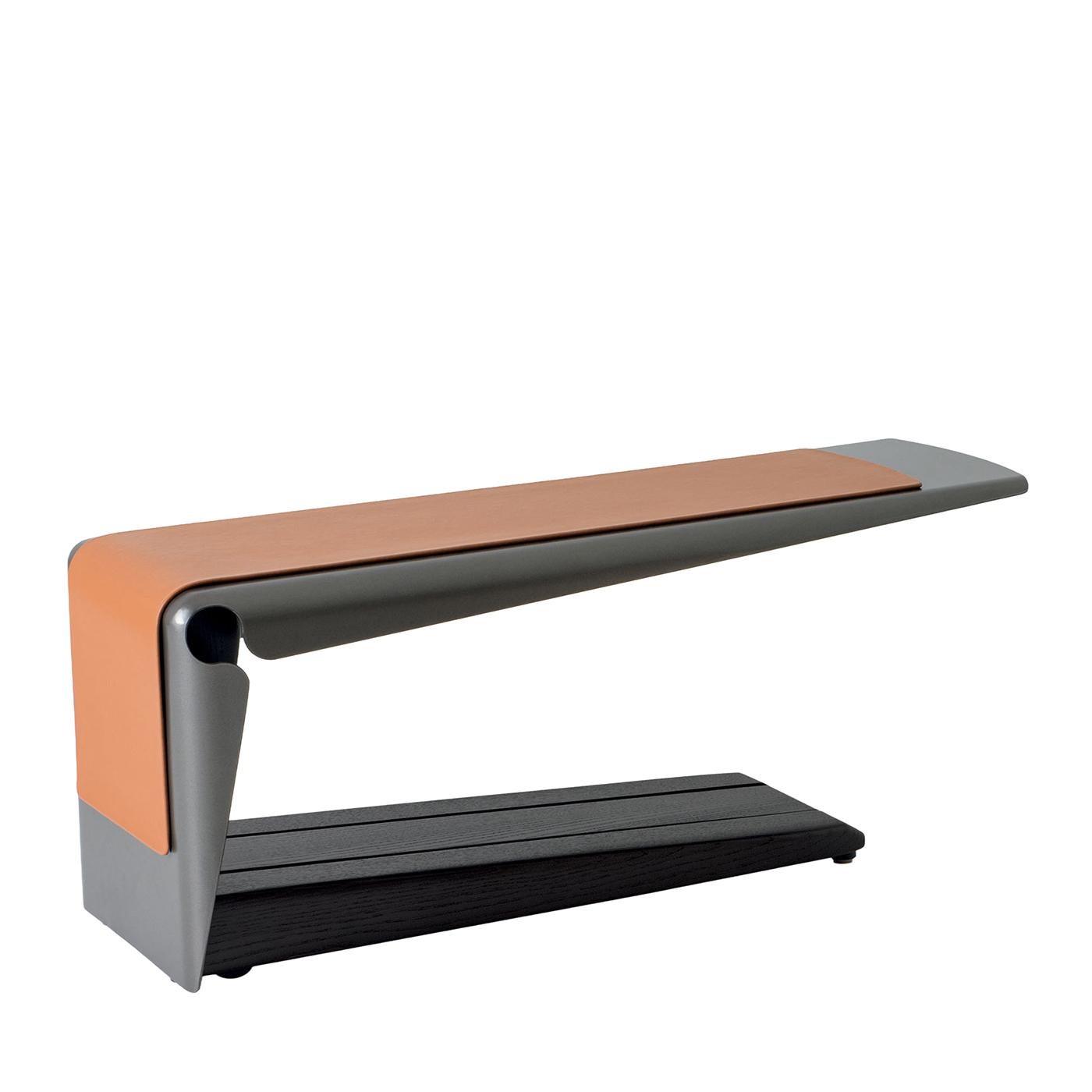 PLOTO Black Metal and Ash Wood Coffee Table For Sale 1