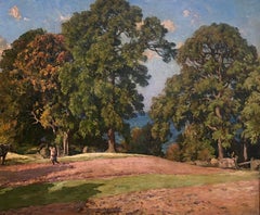 "Ploughing the Fields in Fall" by Viggo Pedersen Museum Exhibited