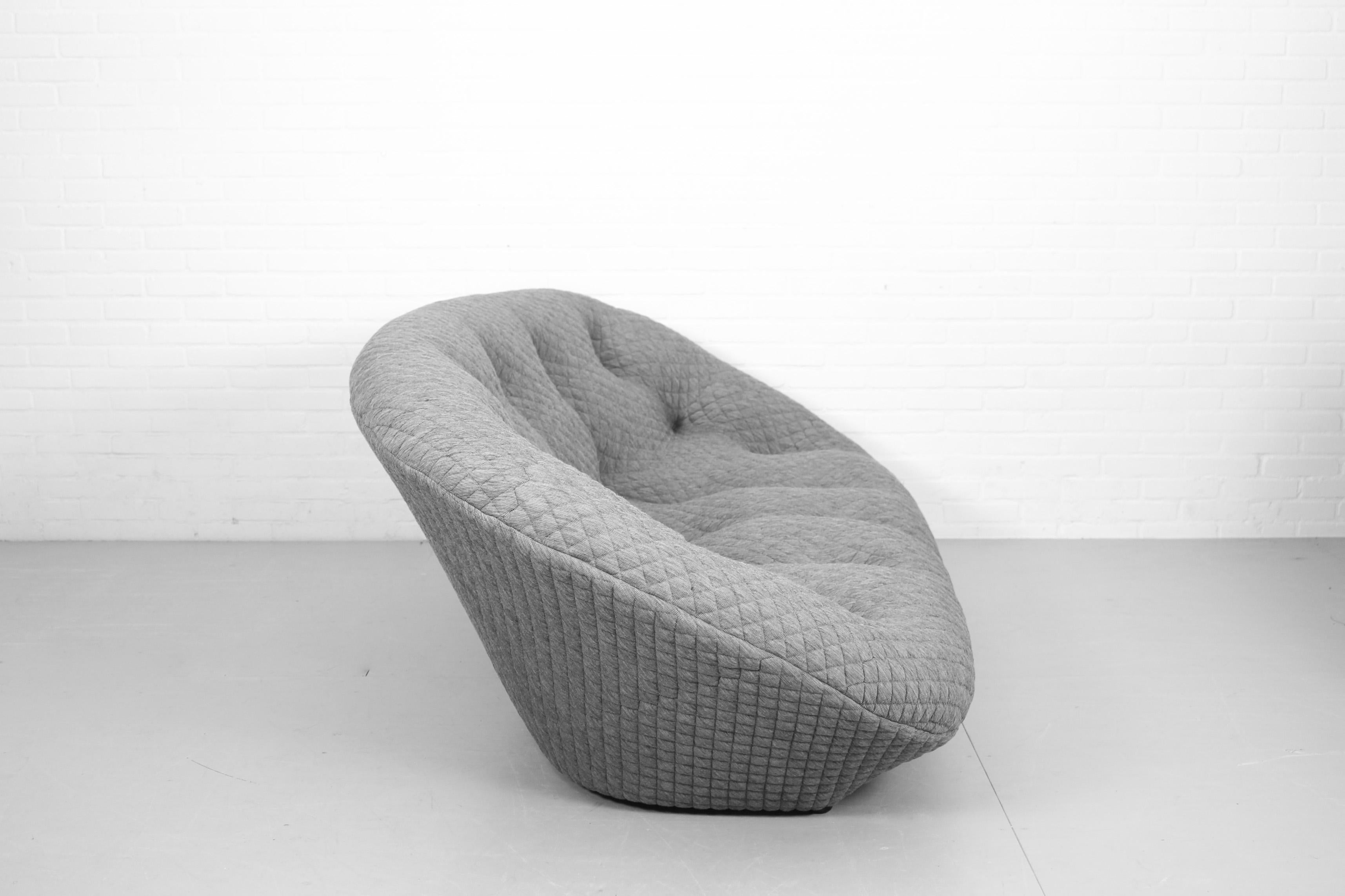 Mid-Century Modern Ploum 3 seater Sofa and Ottoman by E. & R. Bouroullec for Ligne Roset For Sale