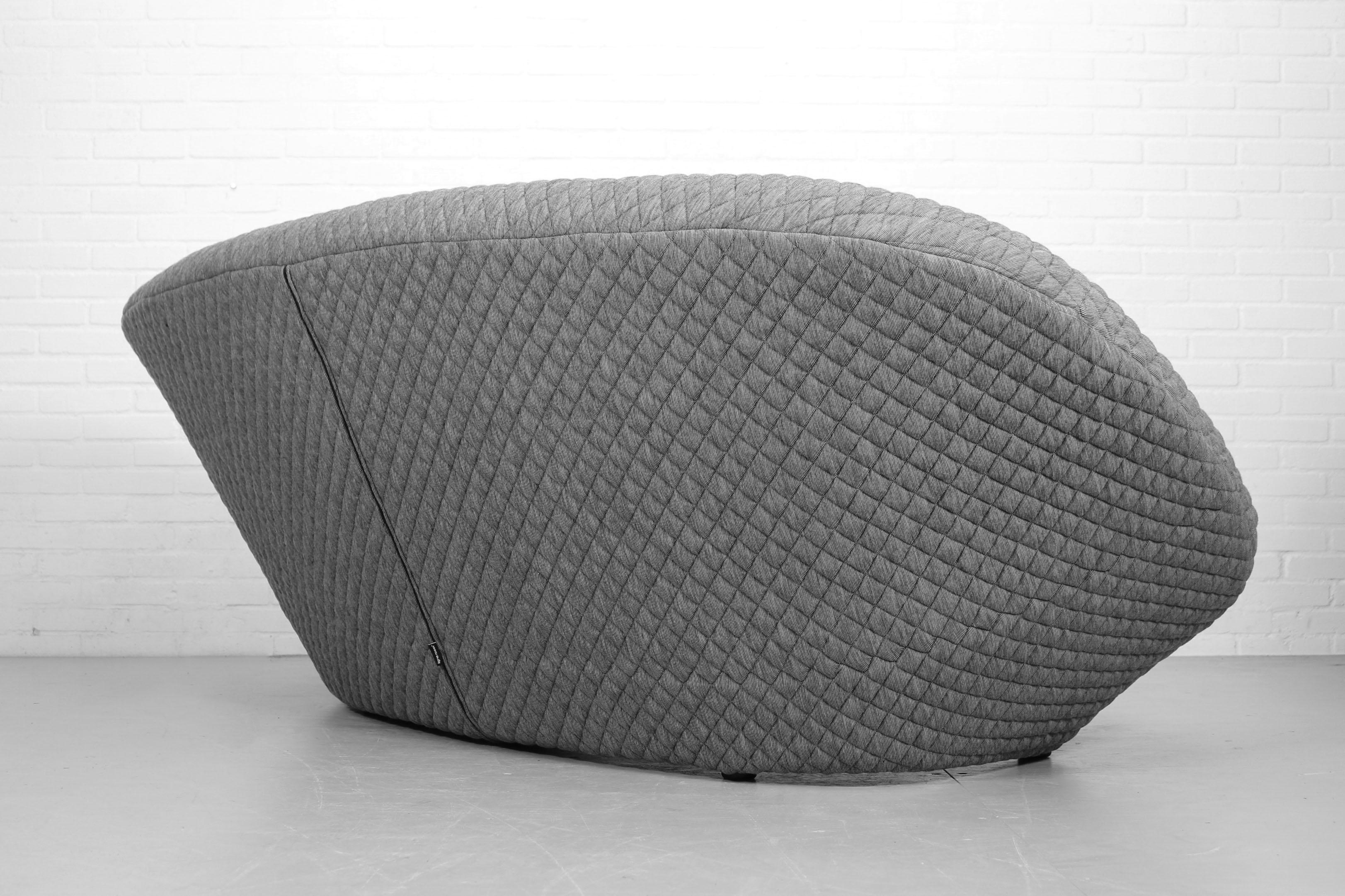 Ploum 3 seater Sofa and Ottoman by E. & R. Bouroullec for Ligne Roset In Good Condition For Sale In Appeltern, Gelderland