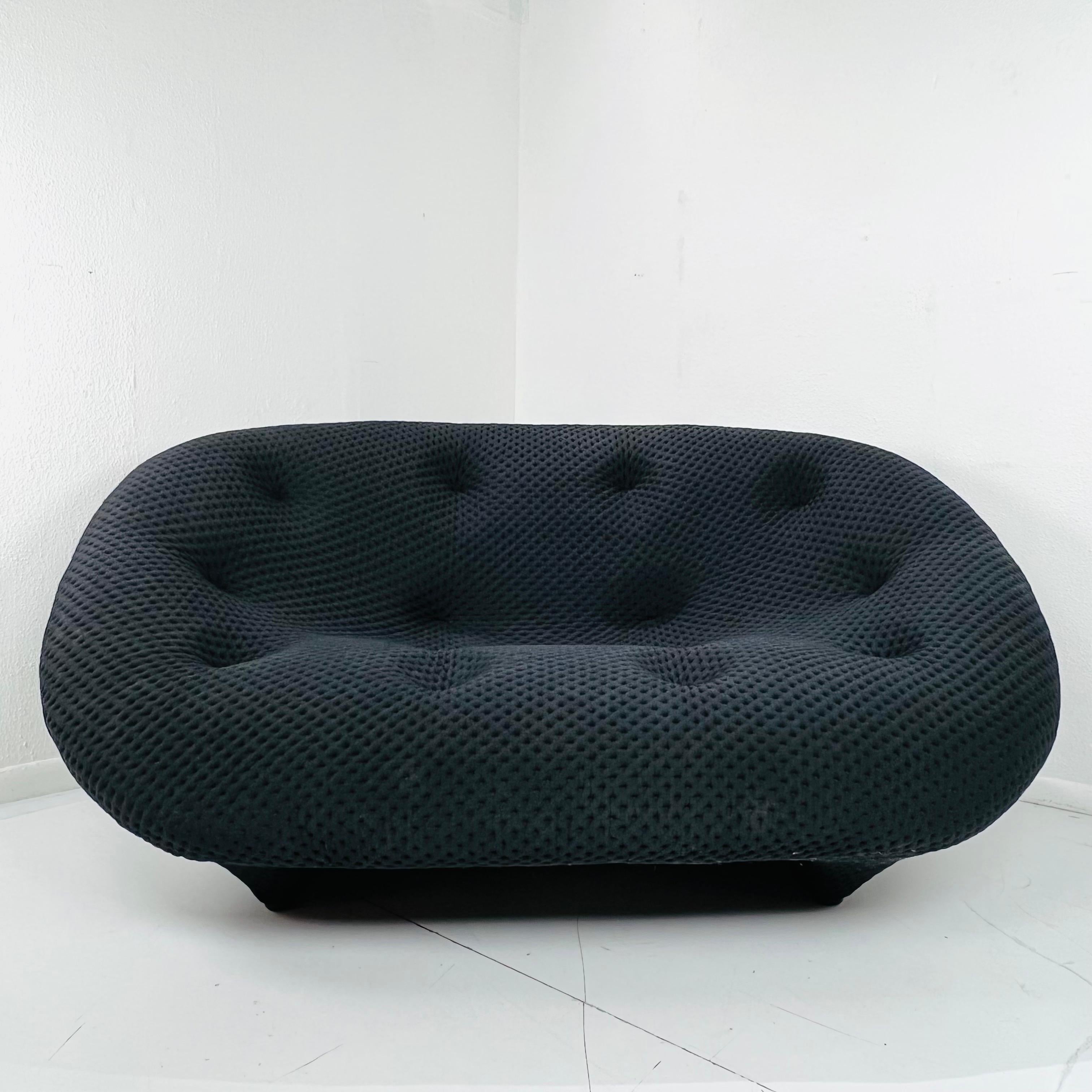 Ploum Loveseat by Ligne Roset. Design by R. & E. Bouroullec. A result of a special combination of two materials: a stretchable covering and ultra-soft foam. This combination, along with the Ploum sofas’ truly ample dimensions, provides extreme