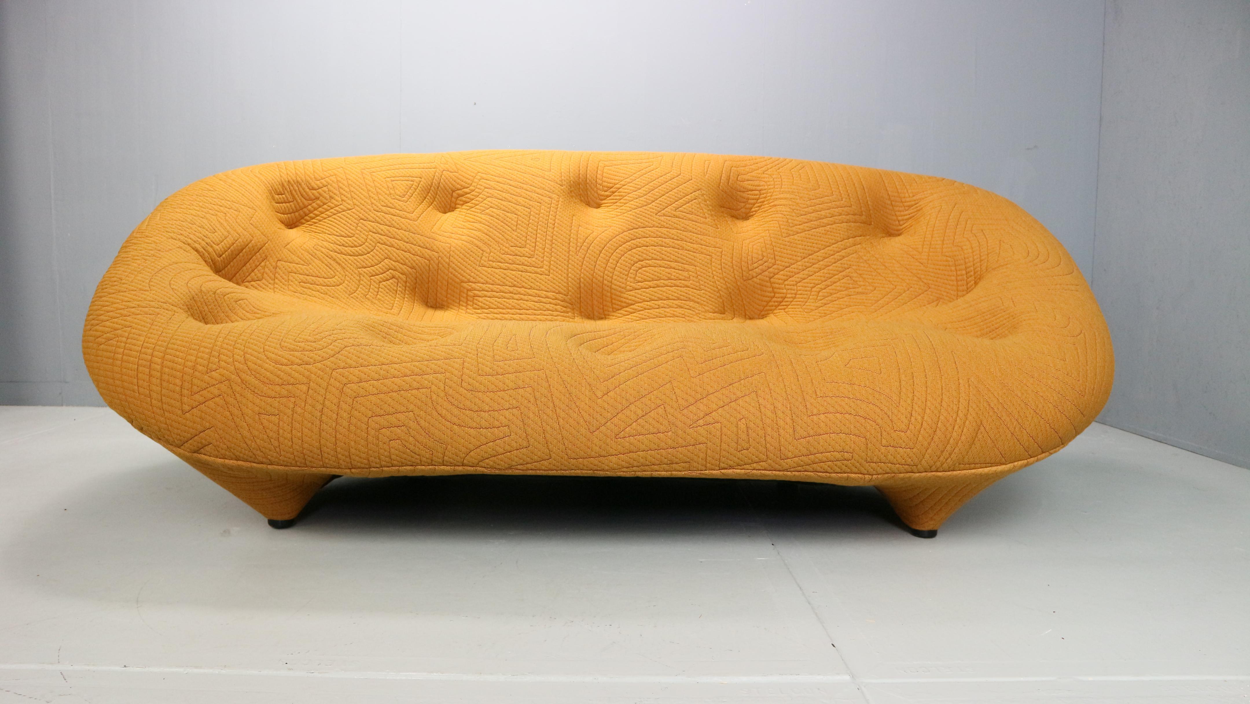 Ploum medium Sofa high back by Ligne Roset in Kvadrat Febrik Apparel 433 For Sale 8