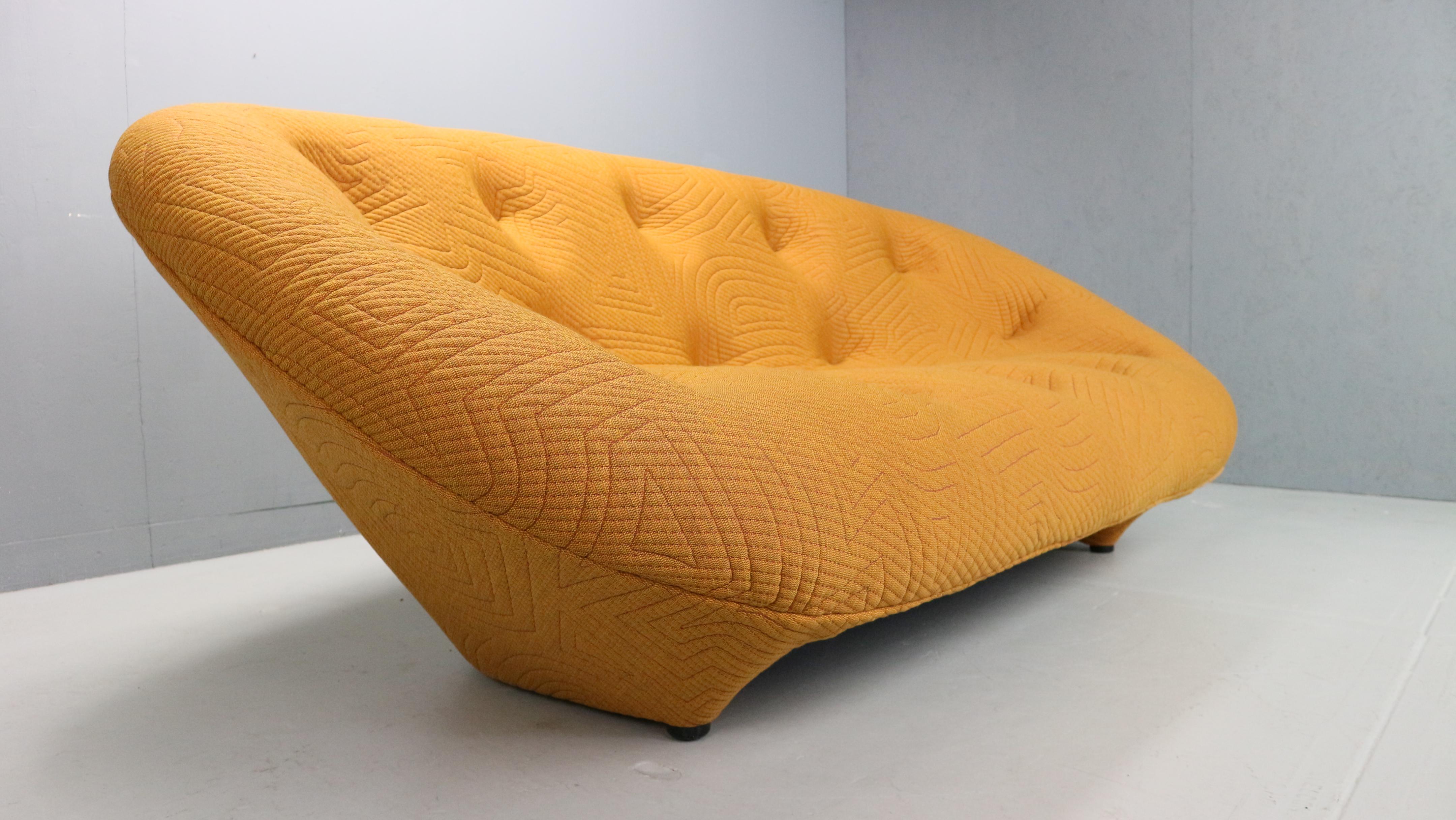 Ploum medium Sofa high back by Ligne Roset in Kvadrat Febrik Apparel 433 For Sale 9