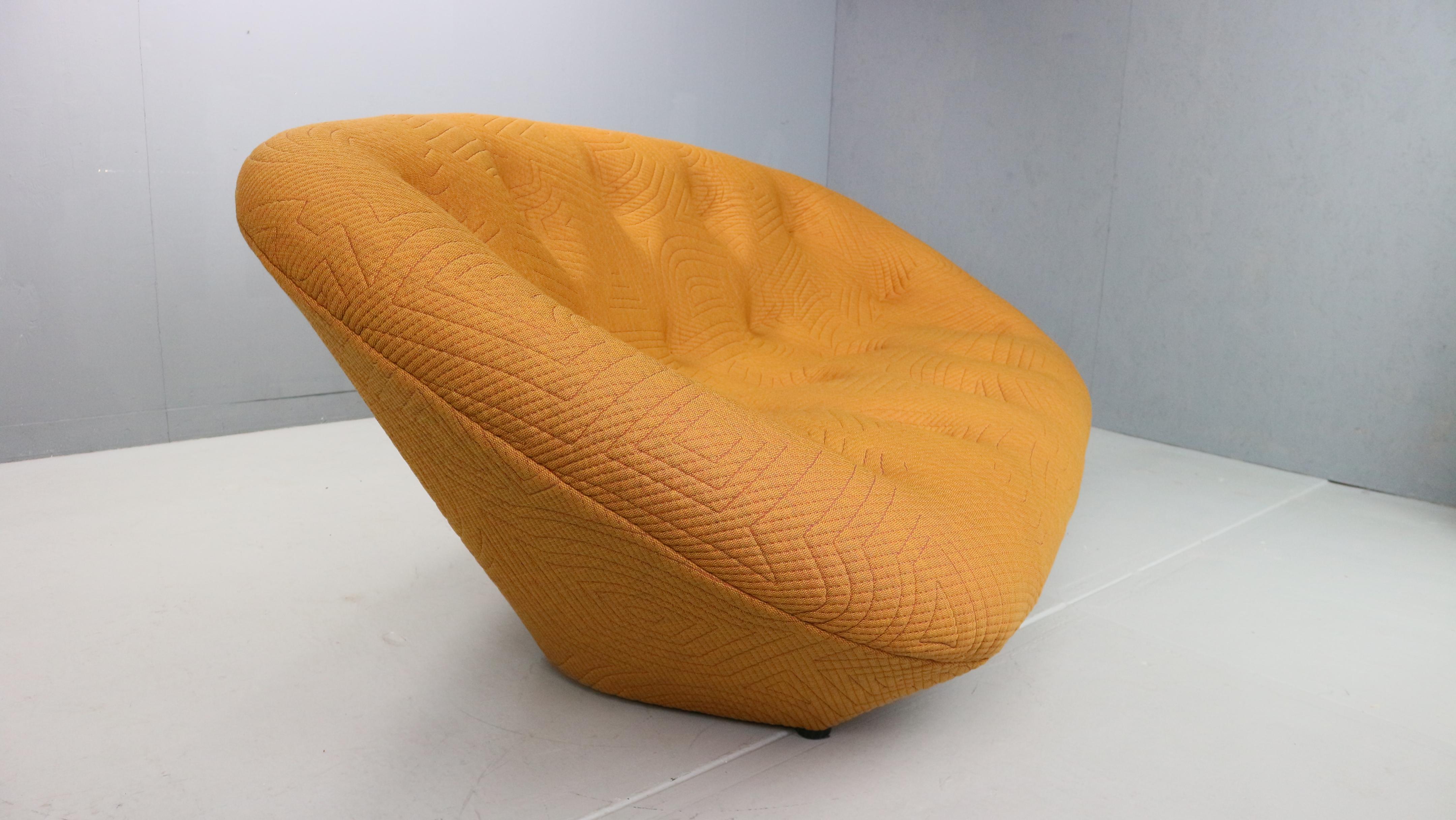 Ploum medium Sofa high back by Ligne Roset in Kvadrat Febrik Apparel 433 For Sale 11
