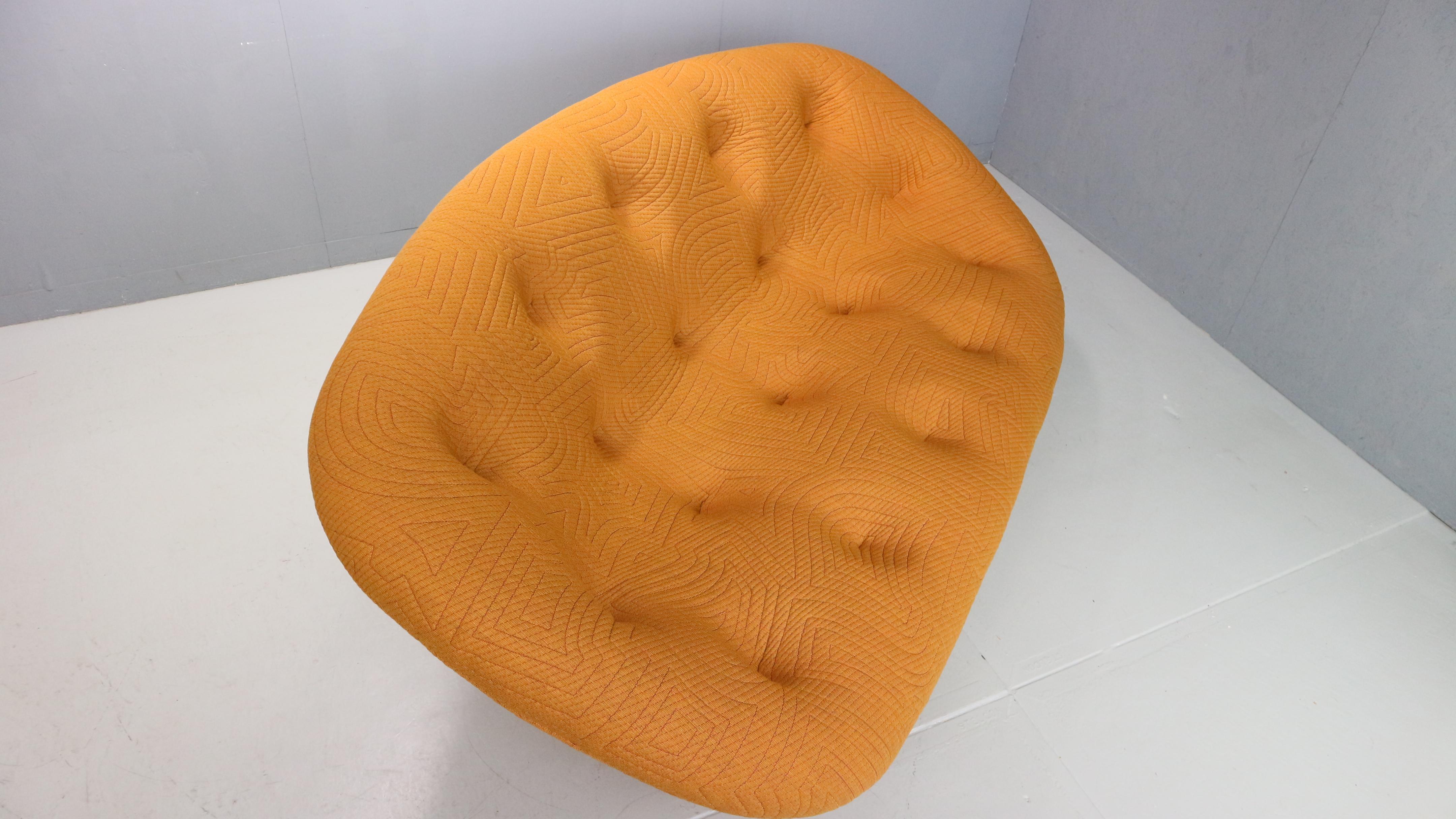 Ploum medium Sofa high back by Ligne Roset in Kvadrat Febrik Apparel 433 For Sale 1