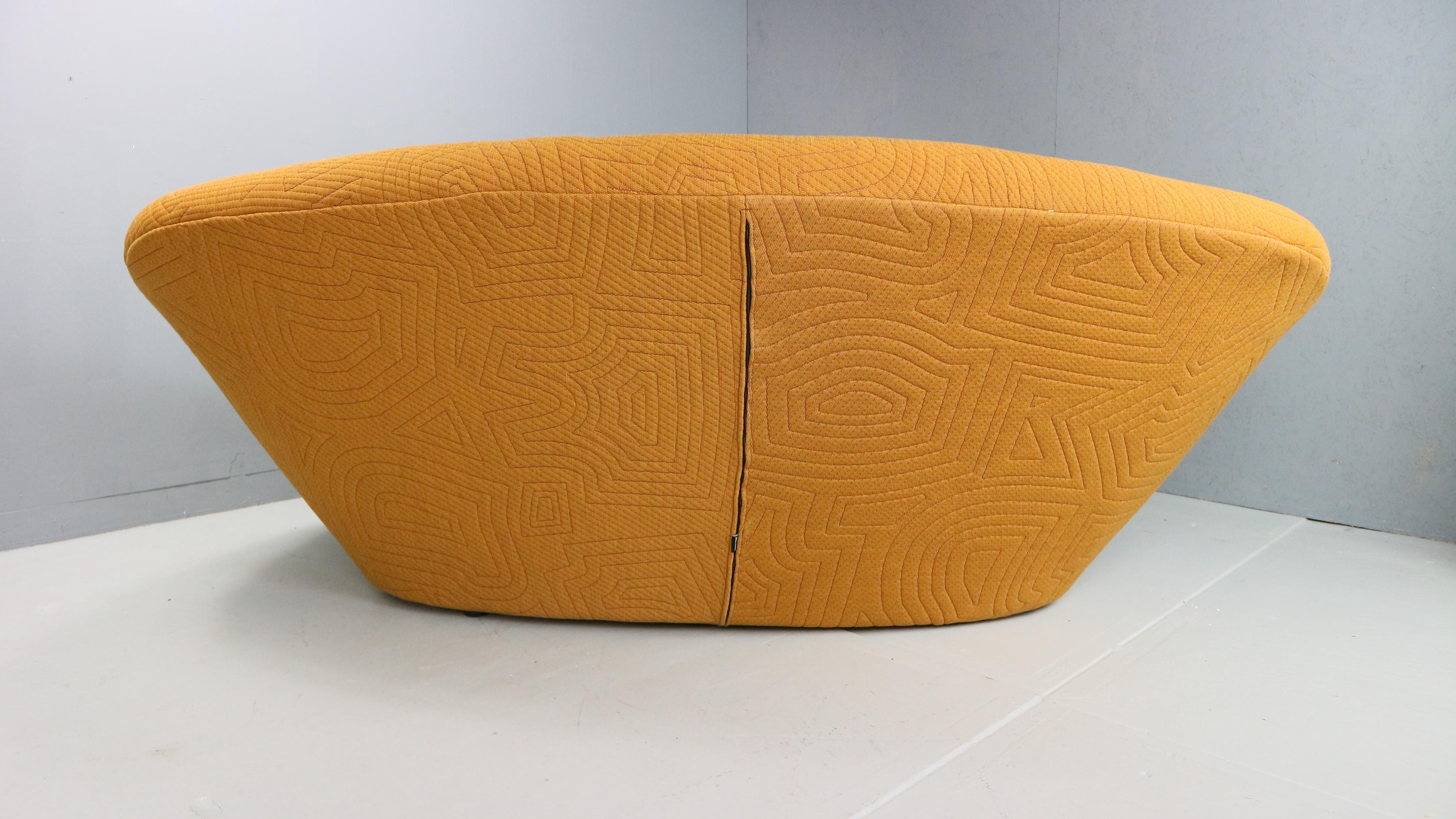 Ploum medium Sofa high back by Ligne Roset in Kvadrat Febrik Apparel 433 For Sale 2