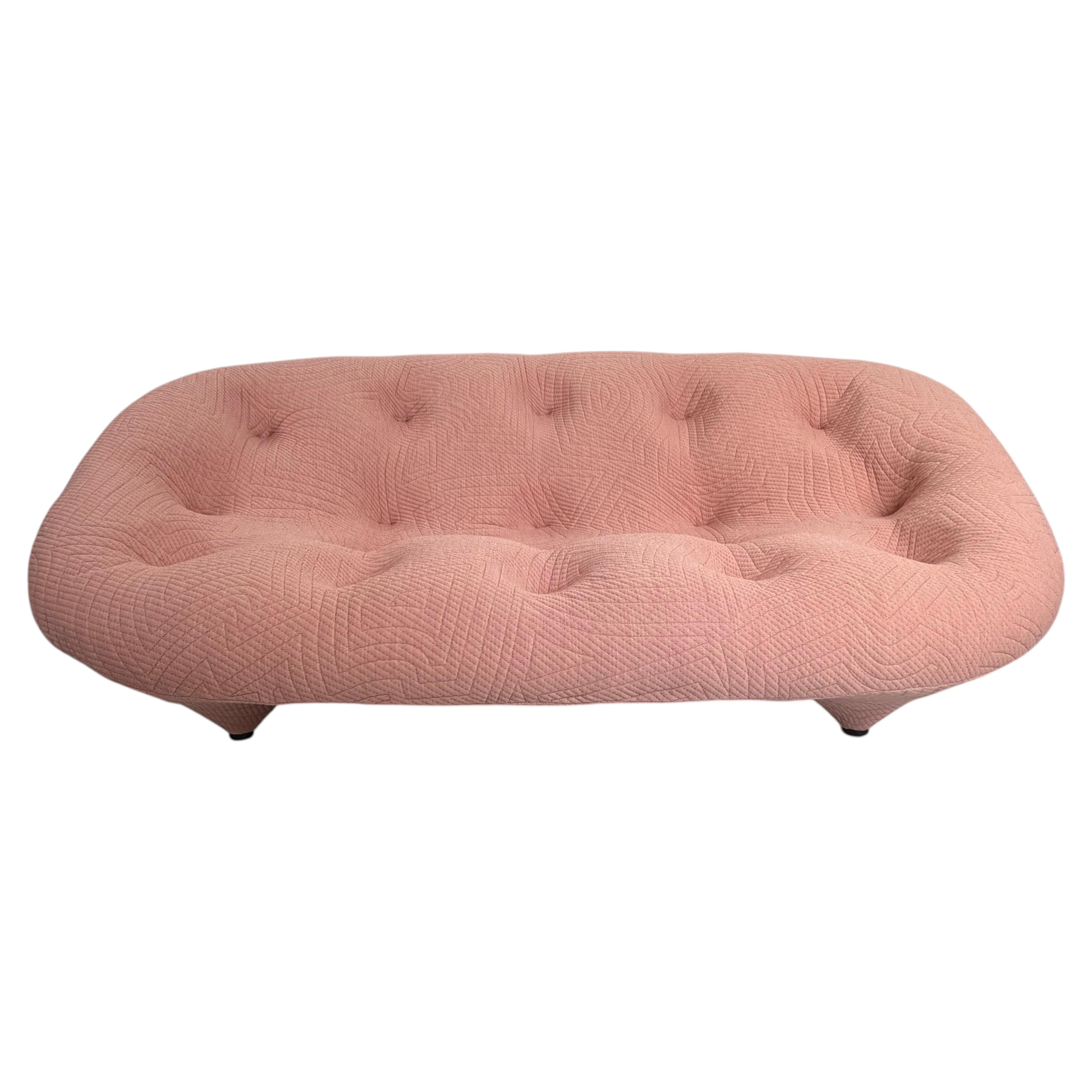 Ploum medium Sofa high back by Ligne Roset in Kvadrat Febrik Apparel 623 For Sale