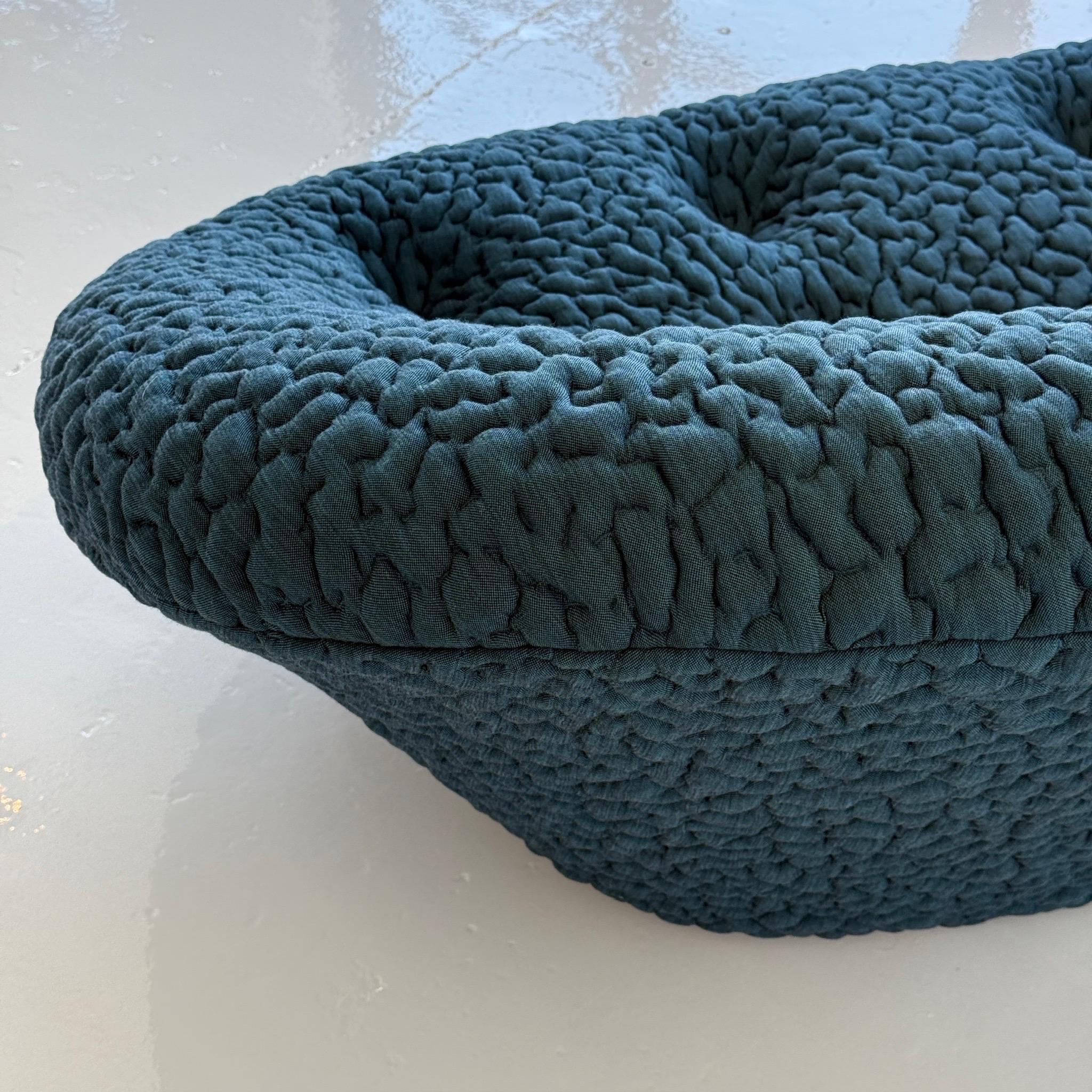 Ploum Settee by Ronan + Erwan Bouroullec for Ligne Roset in Moby Fabric In Good Condition For Sale In Chicago, IL