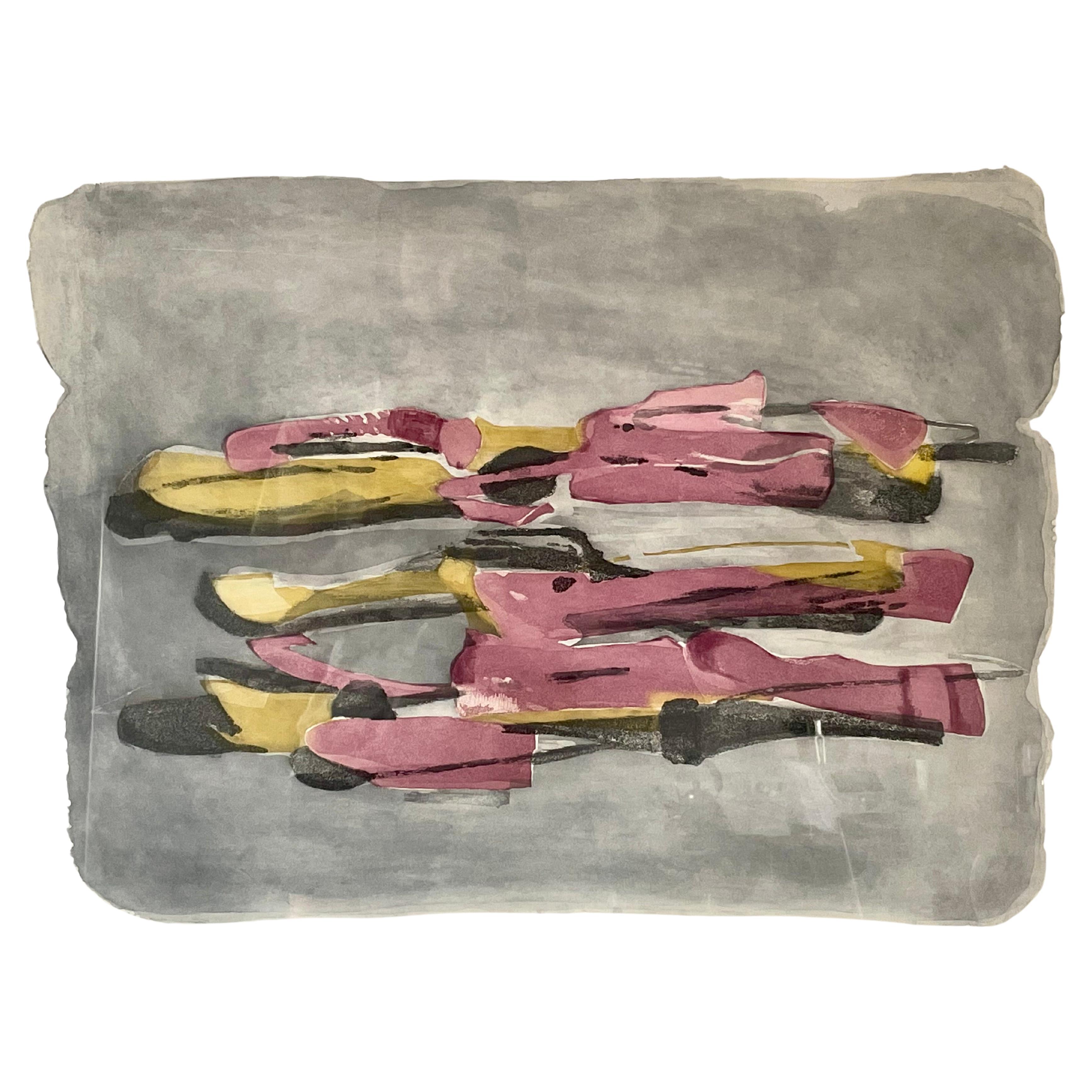 Lande arate di Jean Fautrier, 1963