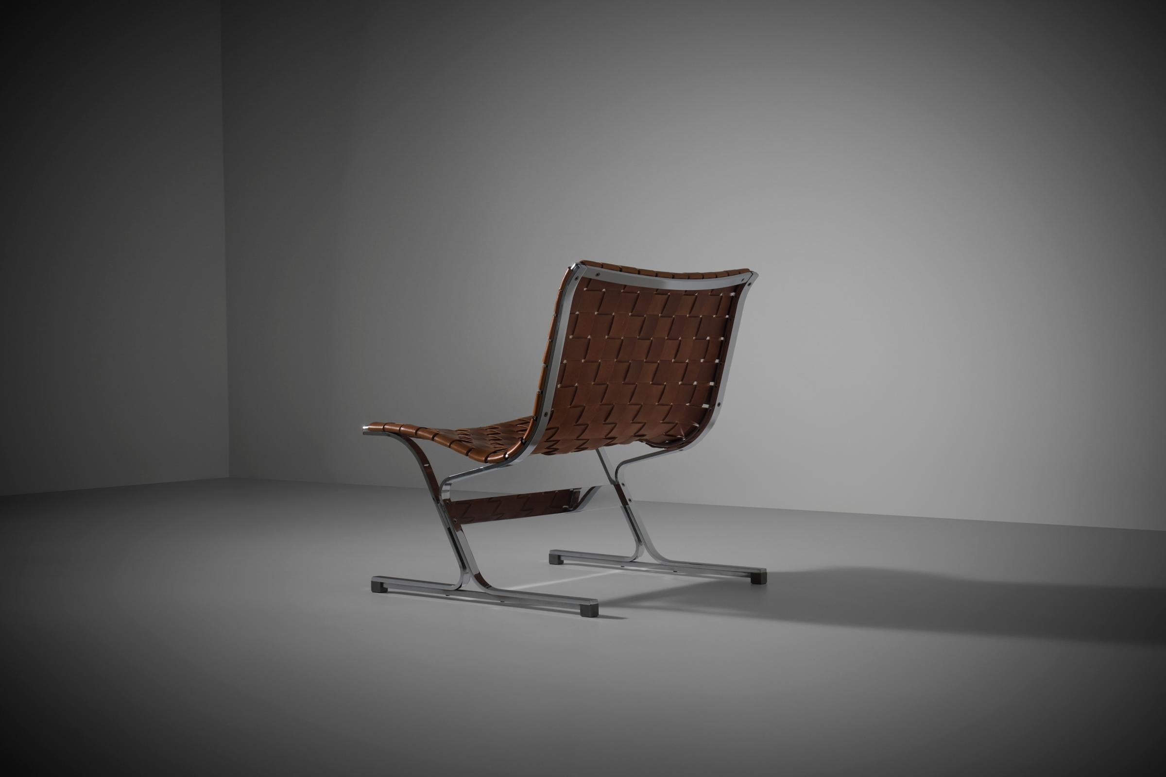 Italian PLR 1 Lounge Chair by Ross Littell, Italy 1968