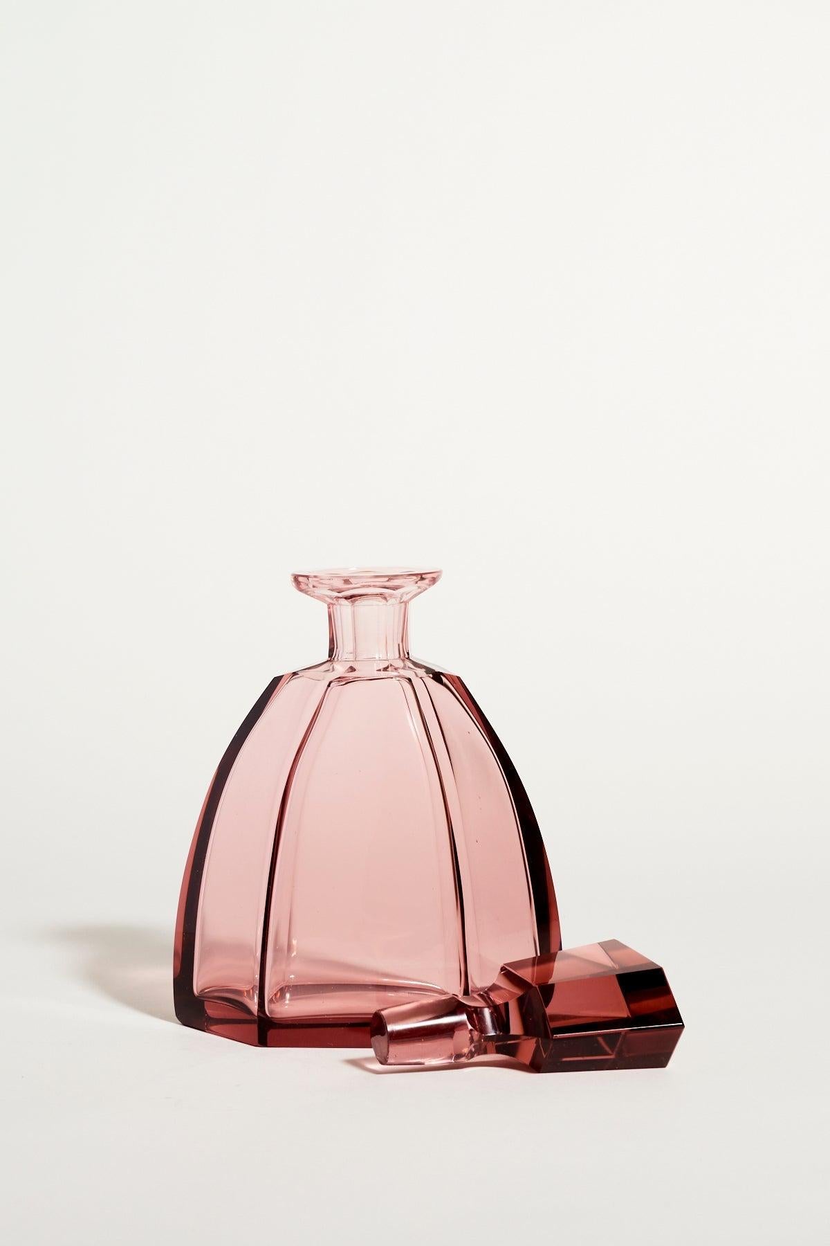 pink decanter