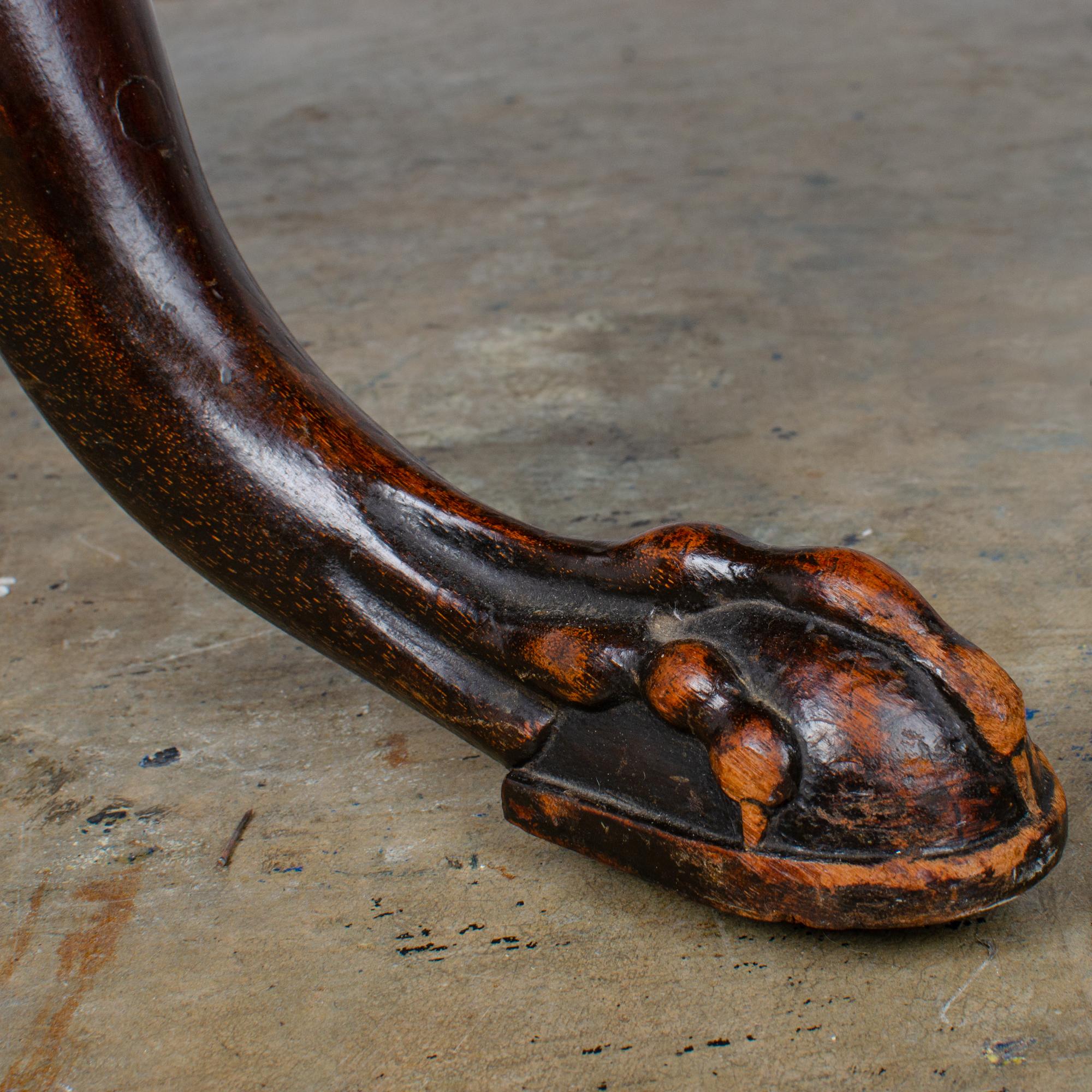 Plum Pudding Mahogany Drop Leaf, Dublin, 18th Century For Sale 9