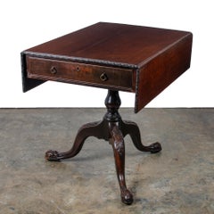 Plum Pudding Mahogany Drop Leaf, Dublin, 18th Century