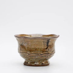 Plum Tree Pottery Decorative Tea Bowl by John P. Glick