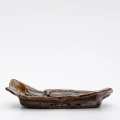 Vassoio decorativo in ceramica Plum Tree di John Glick