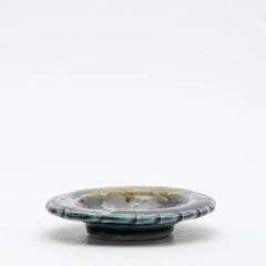 Piccolo vassoio decorativo o piatto ad anello in ceramica Plum Tree di John Glick