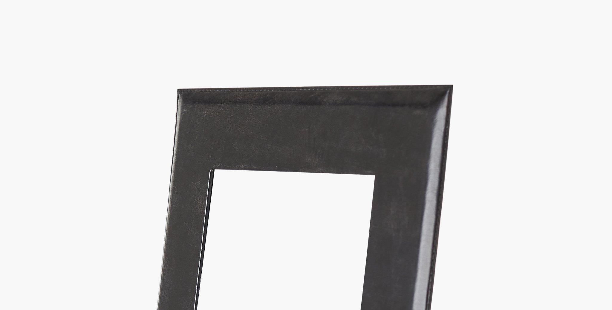 Ben Soleimani Pluma Leather Picture Frame - Carbon 8