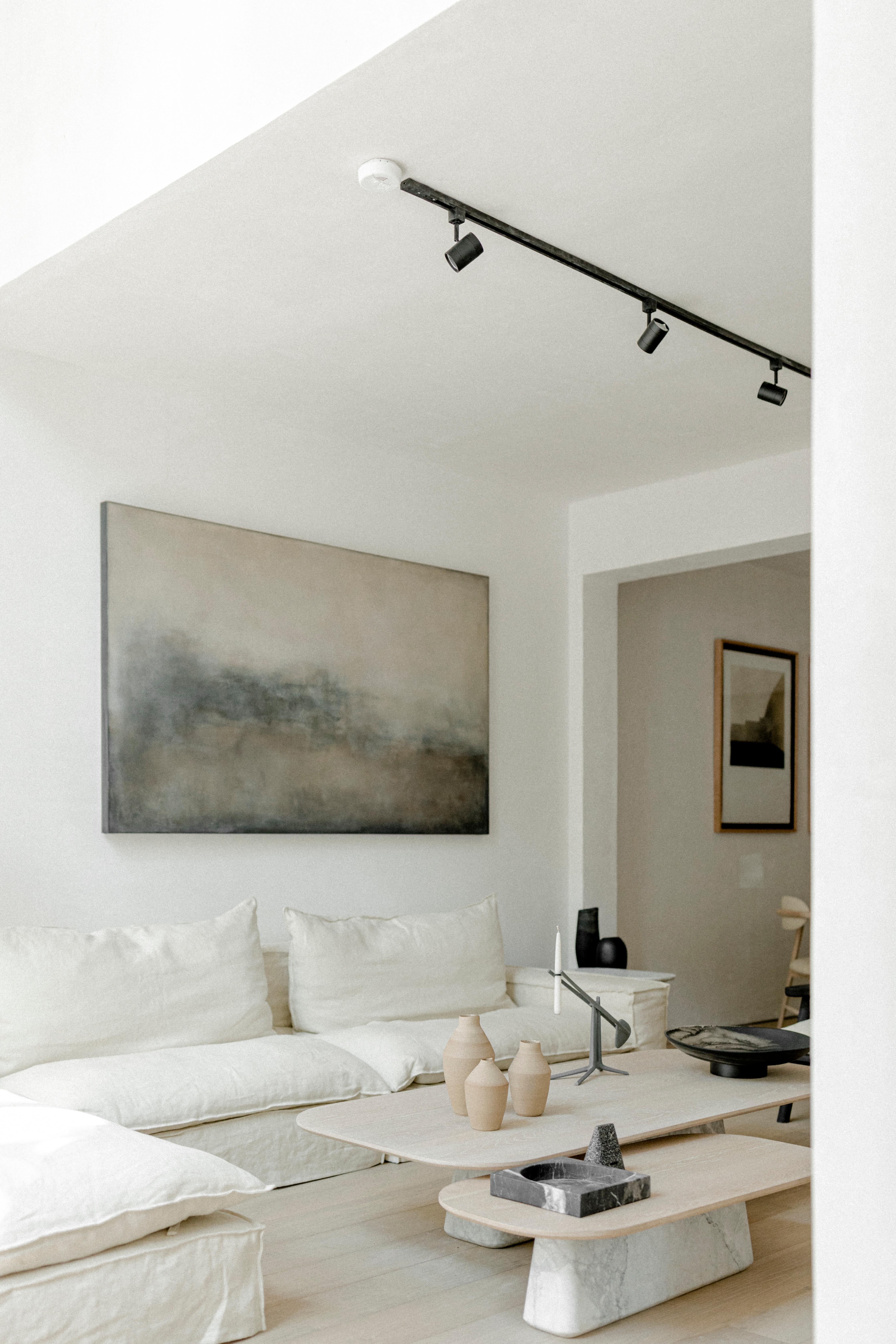 Pluma Sofa-Set mit Leinen-Farbstoffpolsterung (Moderne) im Angebot