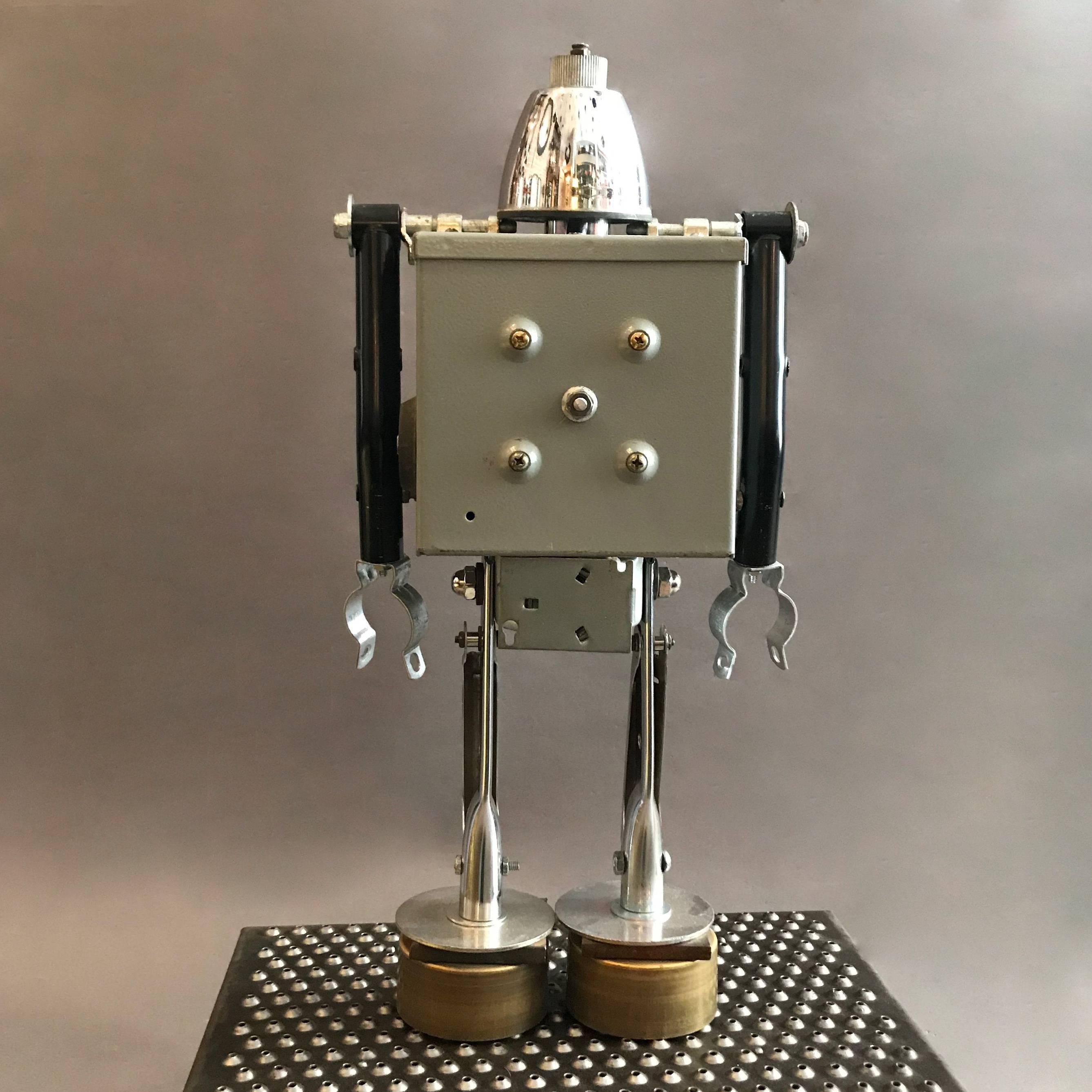 Hand-Crafted Plumbest Robot Sculpture by Bennett Robot Works