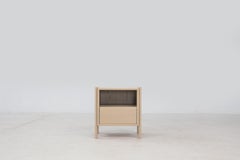 Plume 18" Nightstand, White Oak Nightstand