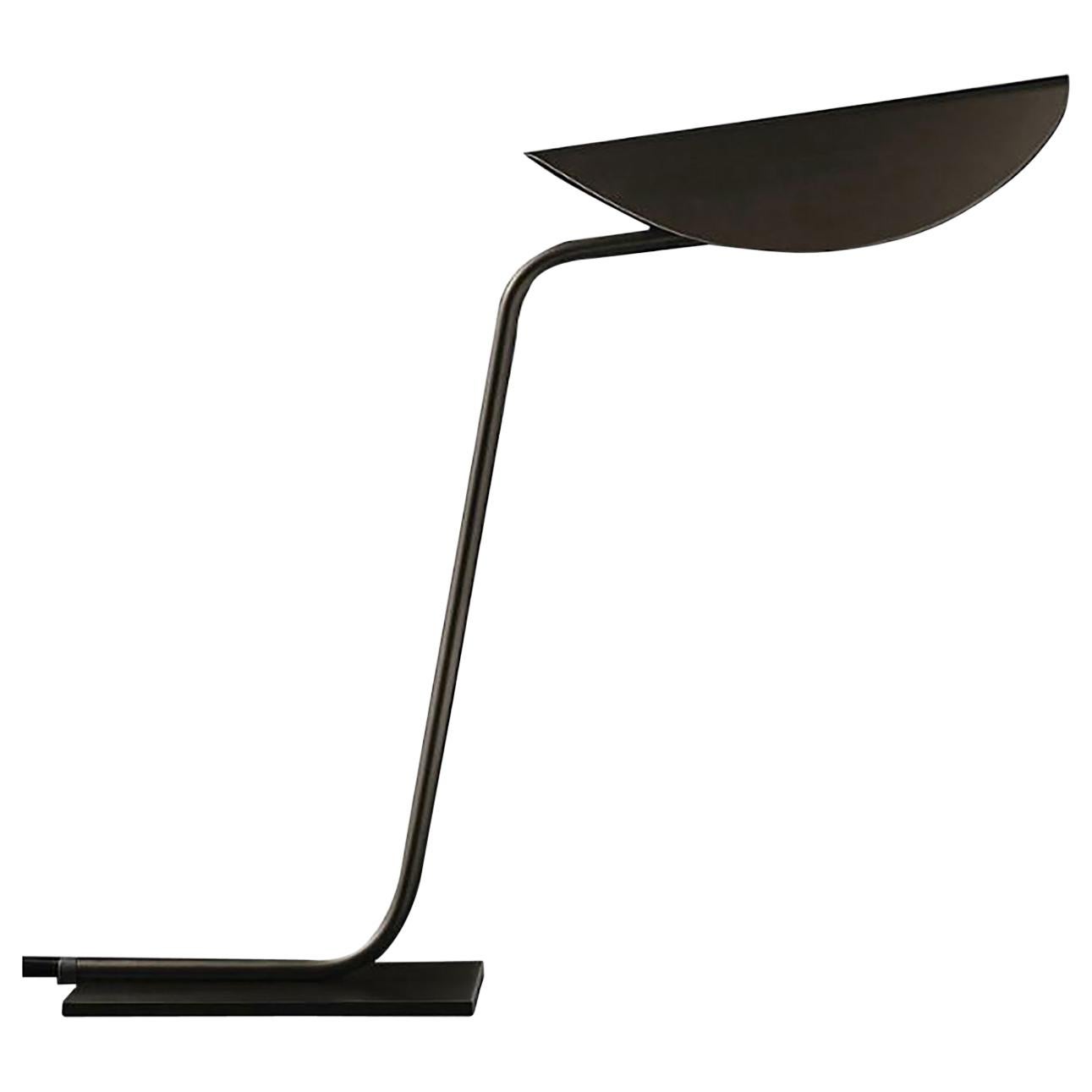 Plume Anodic Bronze Table Lamp by Christophe Pillet for Oluce For Sale
